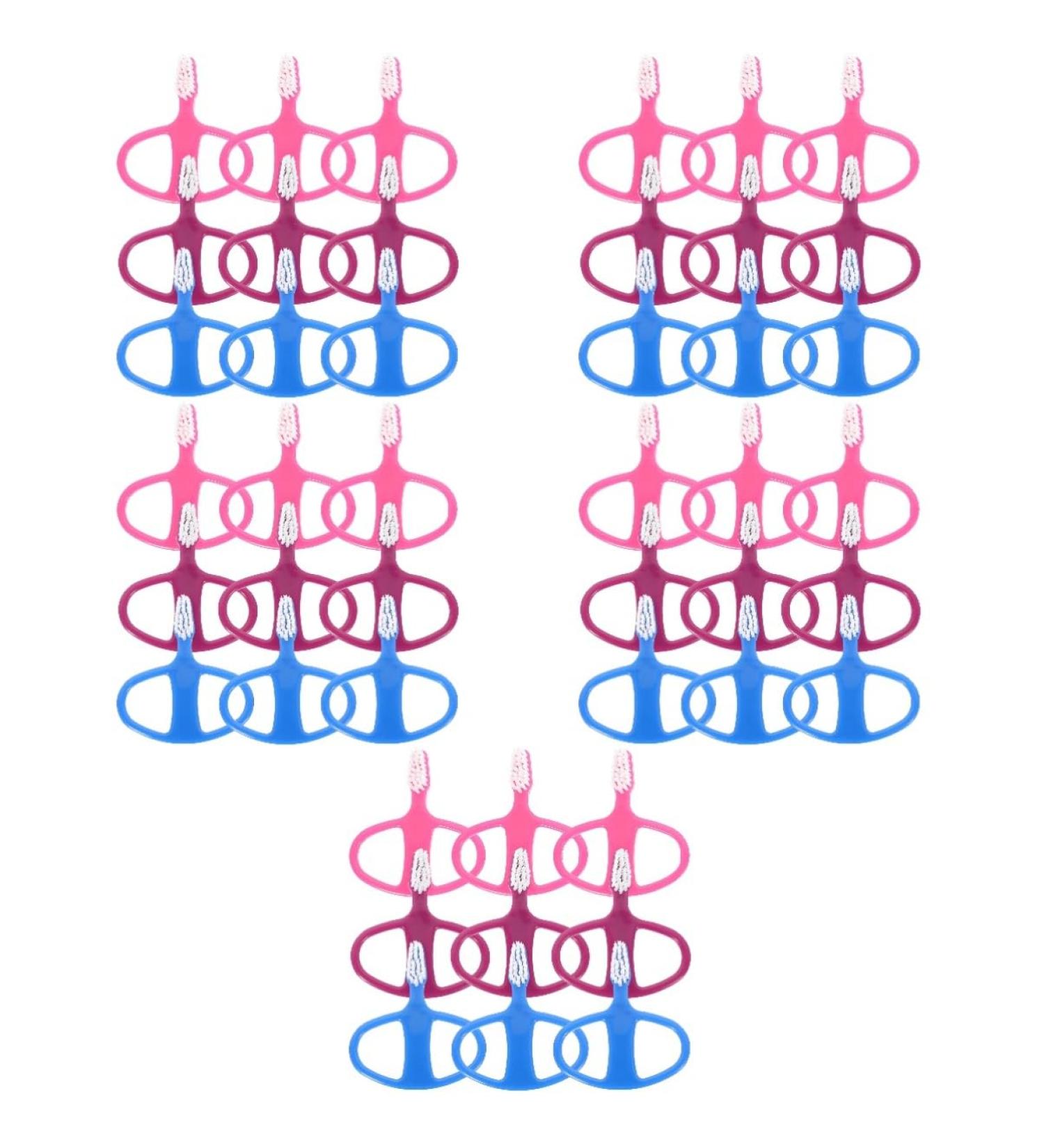 Minkissy 45 PTH False Toothbrush & Cleaner | Soft Manual Baby Toothbrush with Case | Safe Prothesis Cleaning for Toddlers - Buy Online on GoSupps.com