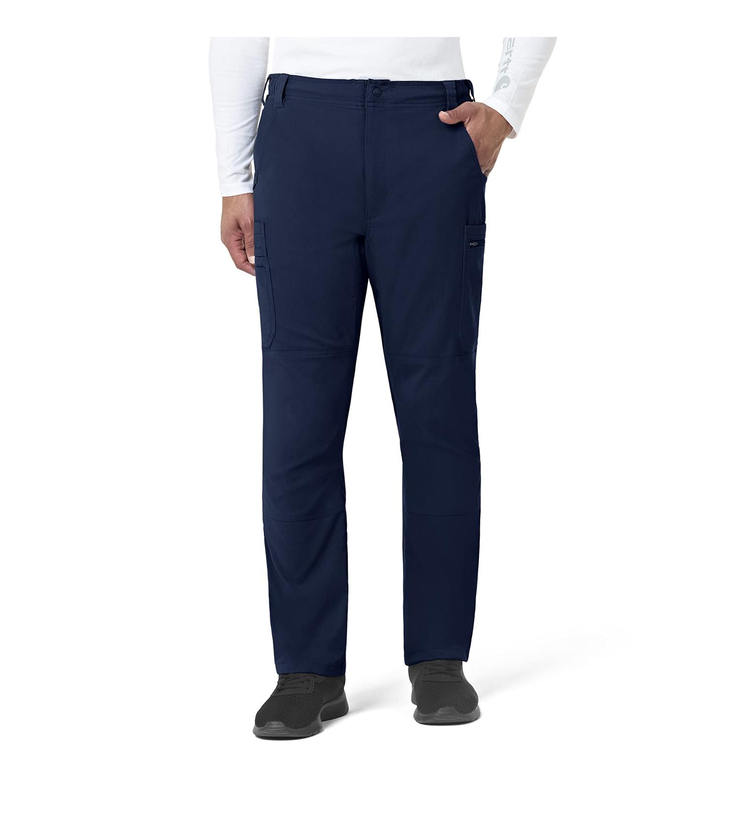 Carhartt Medical Men's Straight Leg Cargo Scrub Pant Small Navy