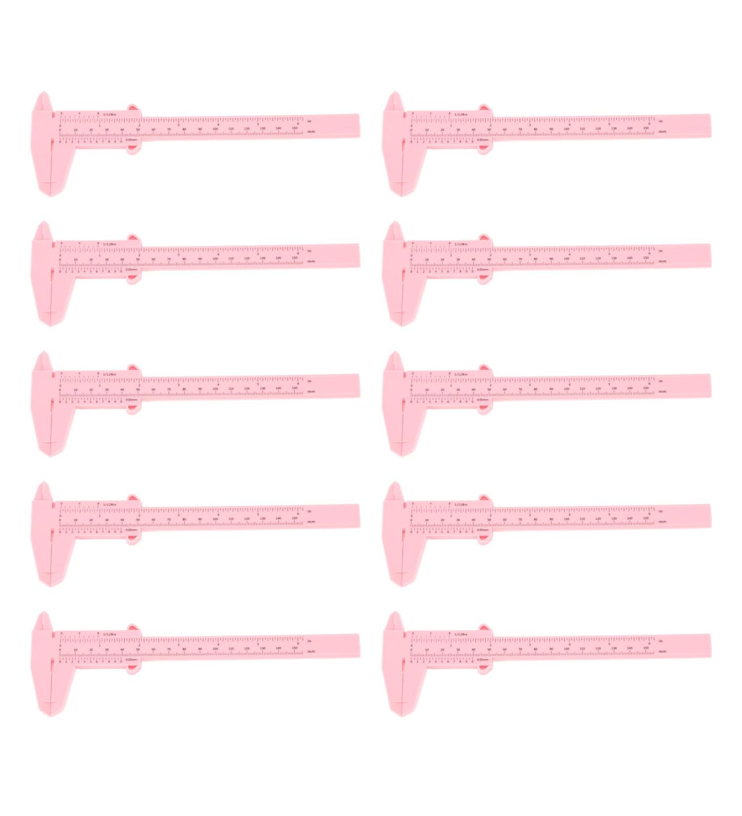 Eyebrow Measuring Ruler 150mm Eyebrow Shaping Stencil Ruler Smooth Surface Multipurpose for Beginner for Home (Pink) - Buy Online on GoSupps.com