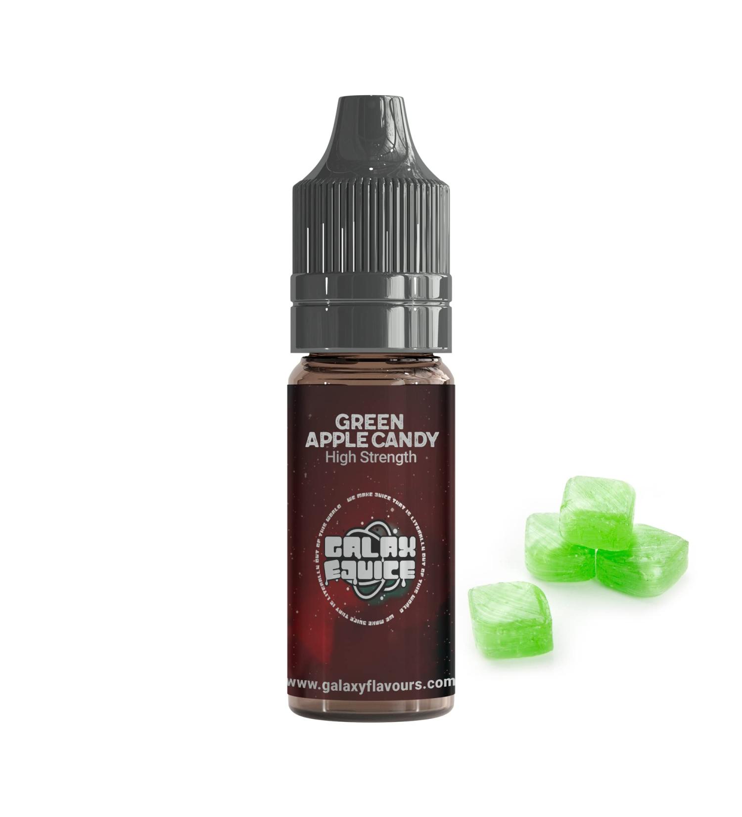 Green Apple Hard Candy High Strength Flavouring - Galaxy Food Flavours - 10ml Bottle - Buy Online on GoSupps.com