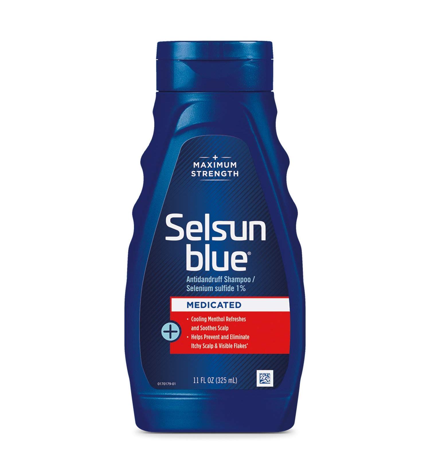 Buy Selsun Blue Medicated Dandruff Shampoo 11 oz - Pack of 7 | Worldwide Shipping - Buy Online on GoSupps.com