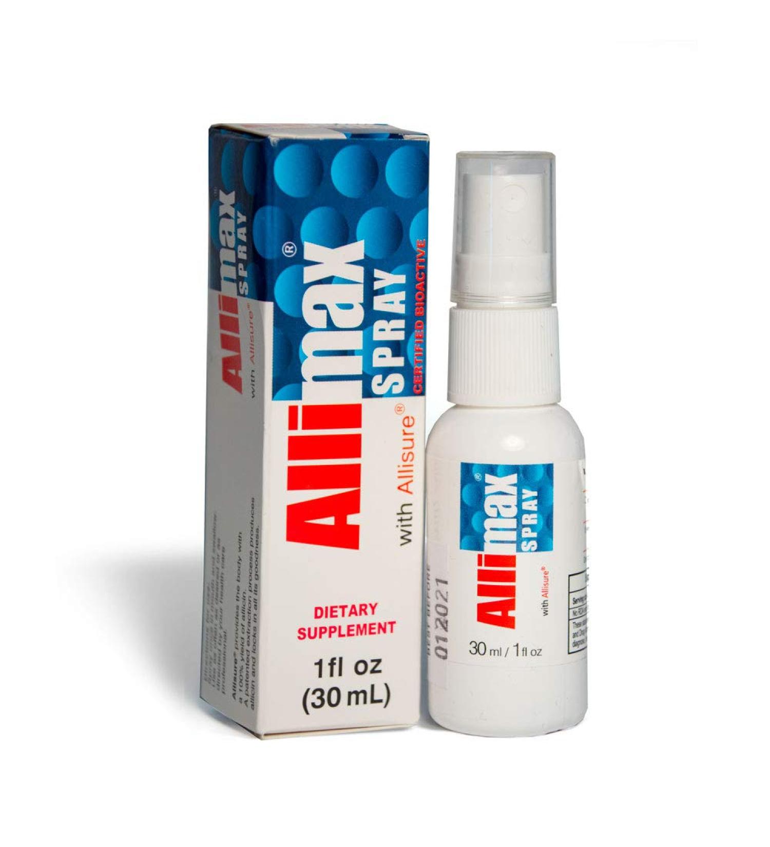 Allimax Rescue Spray-1oz-Throat Gum Disease Tooth Infection 100% Stabilized Allicin - Buy Online on GoSupps.com