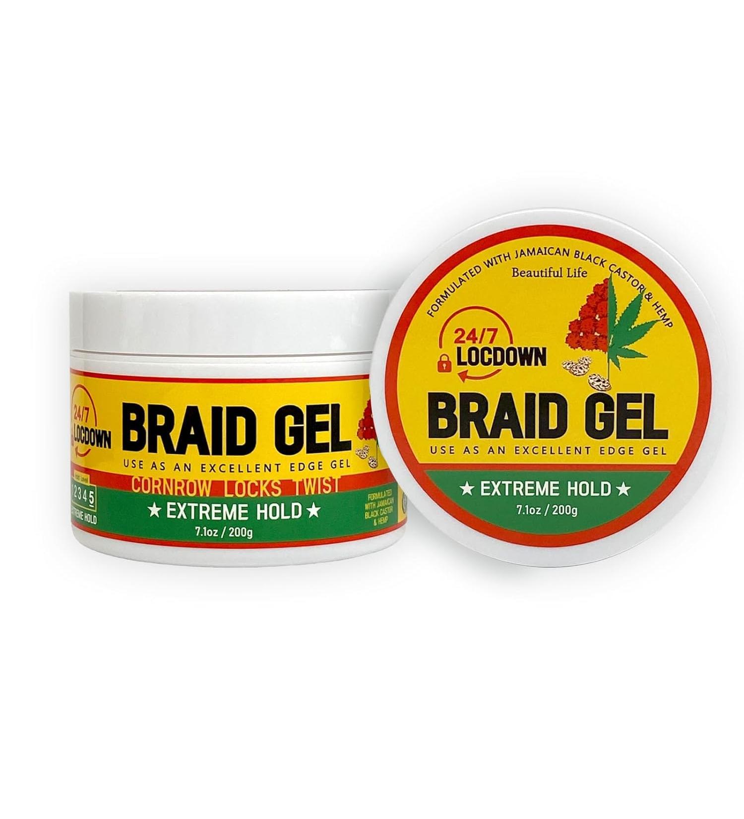 Beautiful Life Braid Gel - All Natural Extreme Hold 7.1oz | International Shipping Available - Buy Online on GoSupps.com