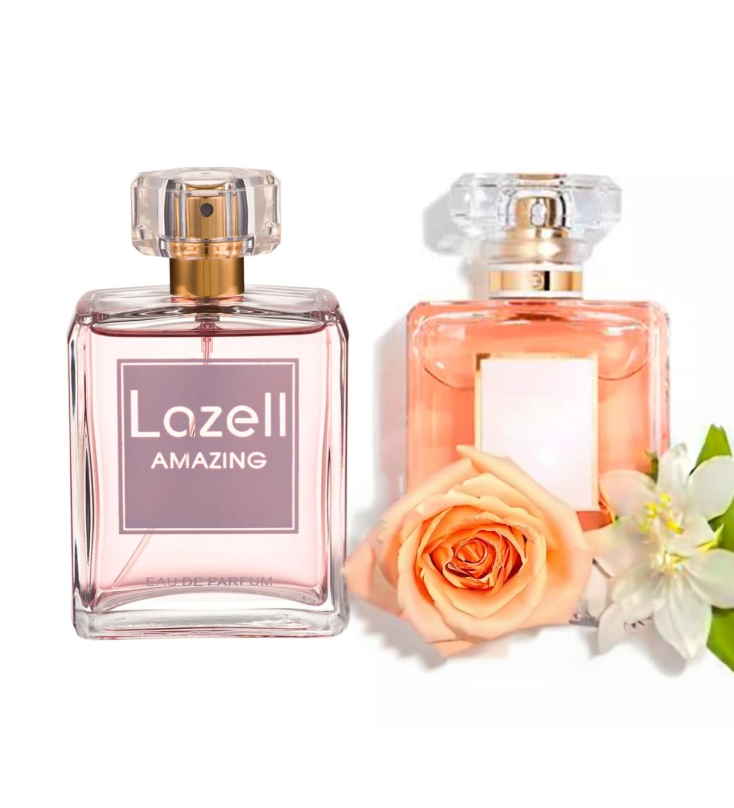 Lazell Amazing for Women Perfume | Impression by C.Mademoiselle | Eau De Parfum 3.4 Fl Oz | Floral Sweet Oriental Fragrance | European oncentrated Scent Lasts 6-9 Hours - Buy Online on GoSupps.com