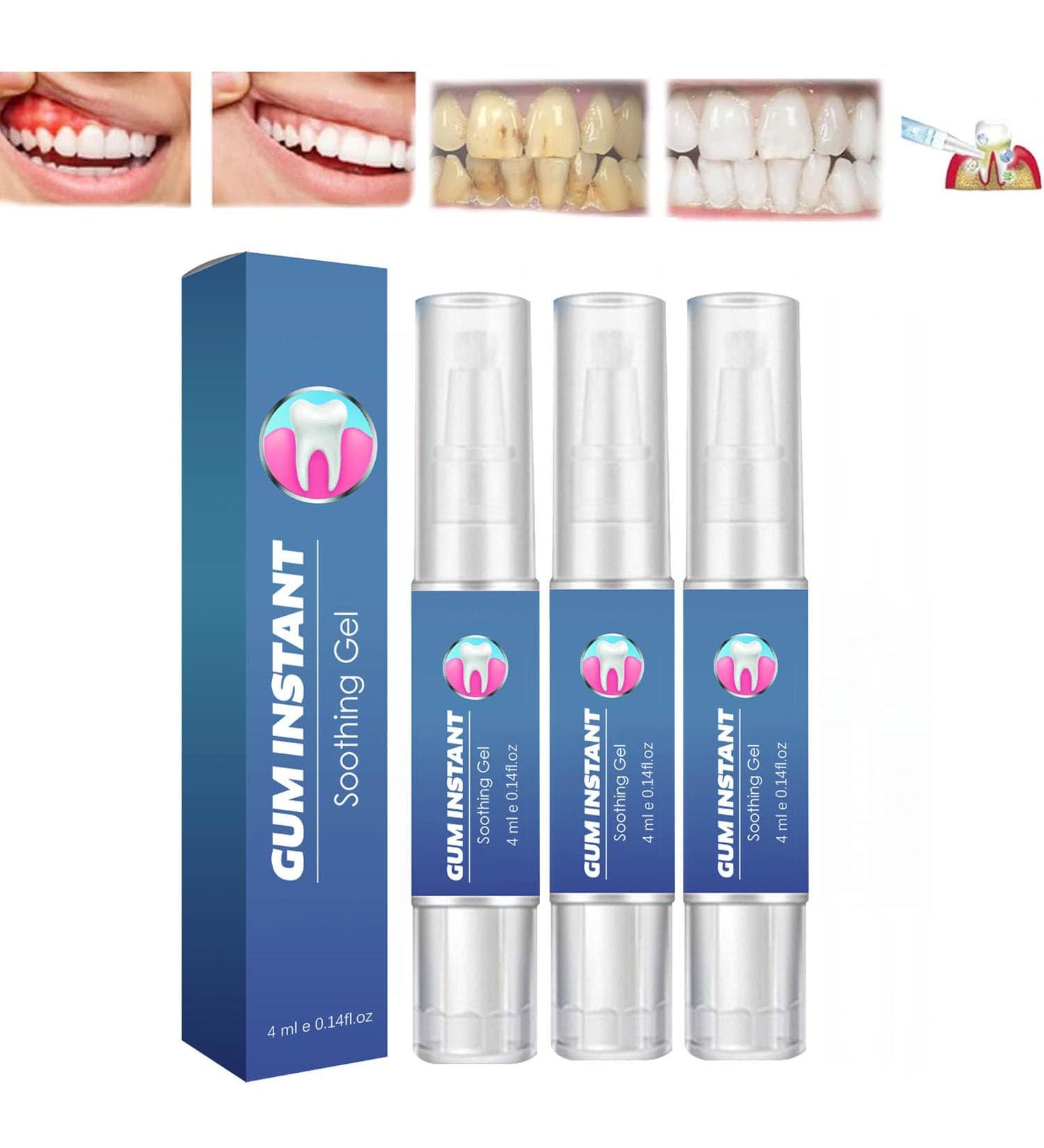 BAWUTZ Gum Relief & Whitening Gel Periodontal Treatment Immediate Gum Therapy Teeth Whitening Essence (3pc) - International Shipping Available - Buy Online on GoSupps.com