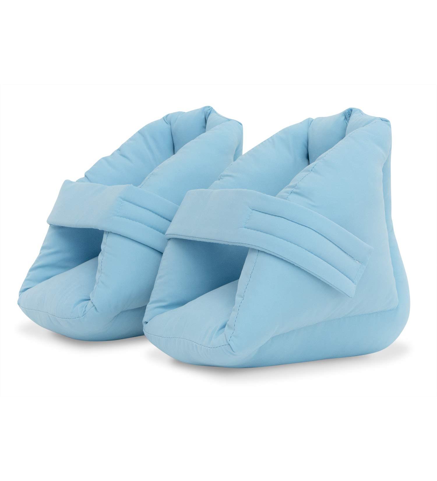 NYOrtho Heel Protector Cushion 1 Pair - Quilted Foot Pillows for Pressure Sores and Injuries - Water Resistant Peachskin Fabric - Universal Size for Standard and Bariatric Patients - Buy Online on GoSupps.com