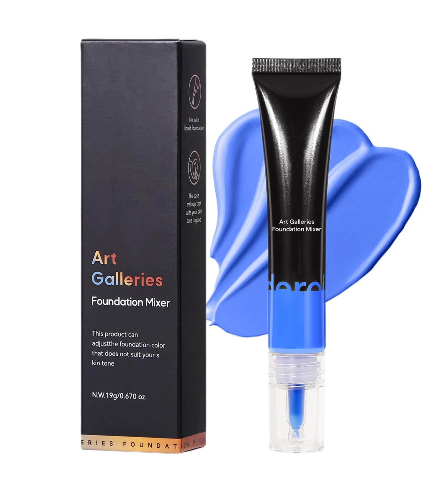 Jutqut Blue Foundation Mixing Pigment 0.67oz - Smooth & Light Liquid Formula for Easy Blending - Warm to Cold Shades - 02Sea Tide - Buy Online on GoSupps.com