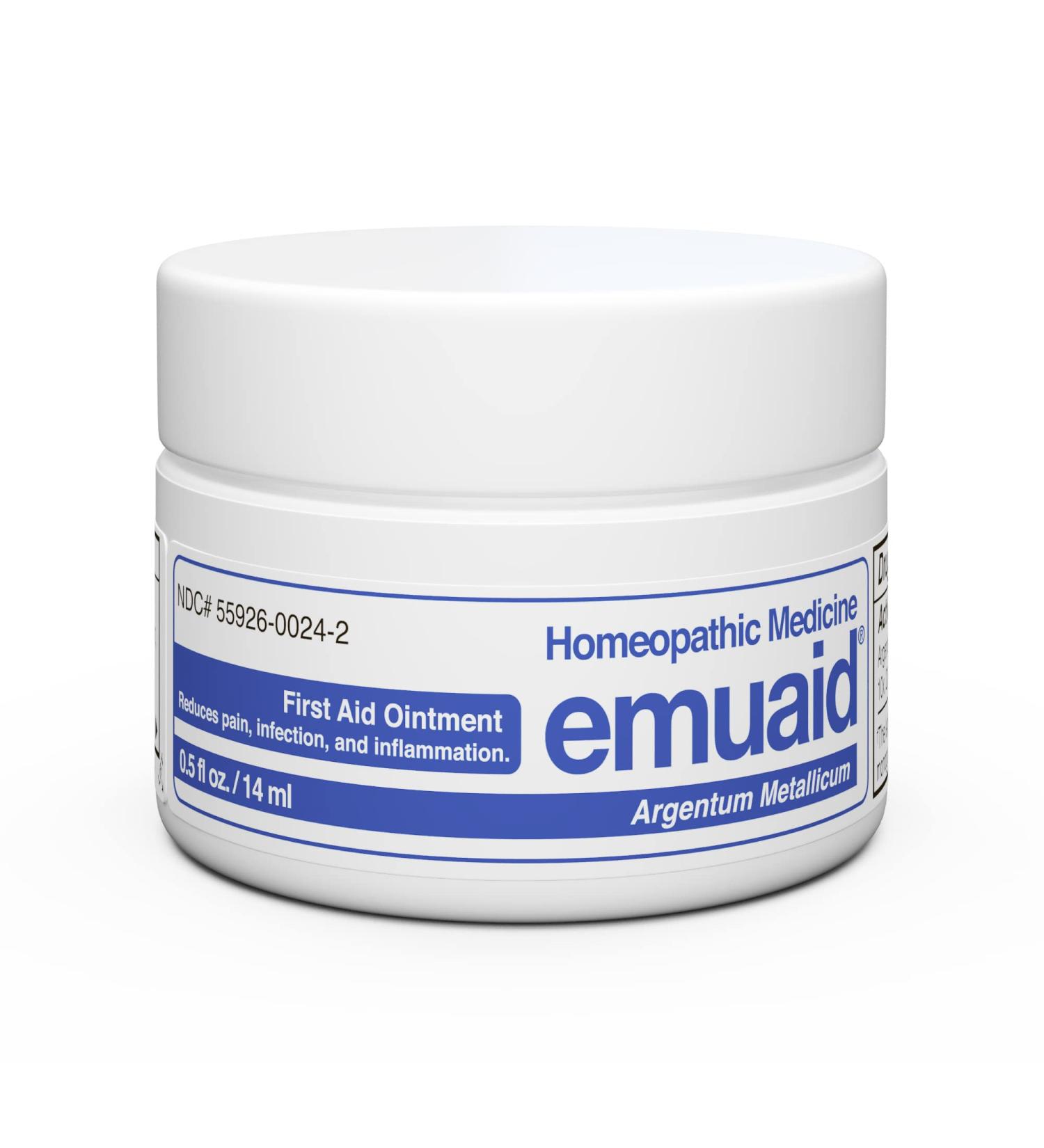 Emuaid Ointment 0.5oz - Eczema Cream for Athletes Foot, Psoriasis, Jock Itch - Regular Strength Treatment for Anti Itch Rash, Shingles & Skin Yeast Infection - Buy Online on GoSupps.com