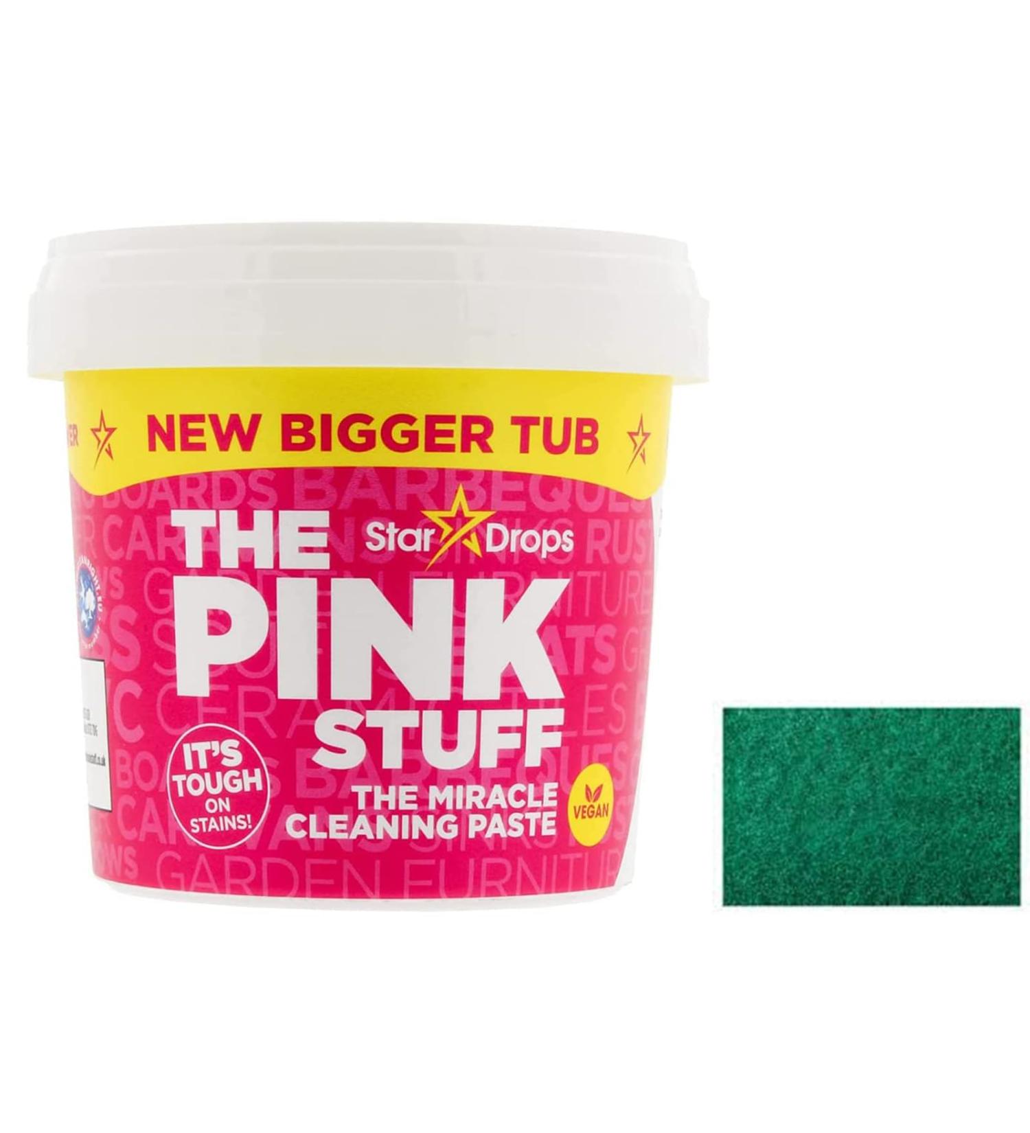 Pink Stuff Multipurpose Cleaning Paste- New Bigger Tub 850 G -Non-hazardous Household Cleaner with MultiPurpose Scouring Pad - Buy Online on GoSupps.com