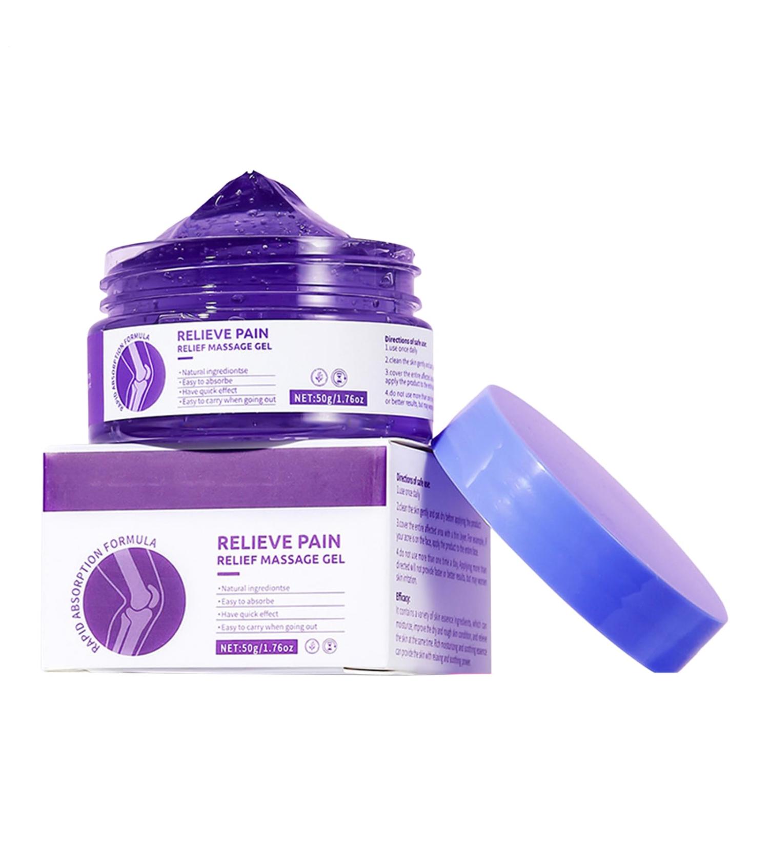 Gel Pour Articulations - 50g Lotion Naturelle pour les paules | Gel de Massage Naturel pour Nuque paules Genoux Coudes Dos Femmes Hommes Seniors - Buy Online on GoSupps.com