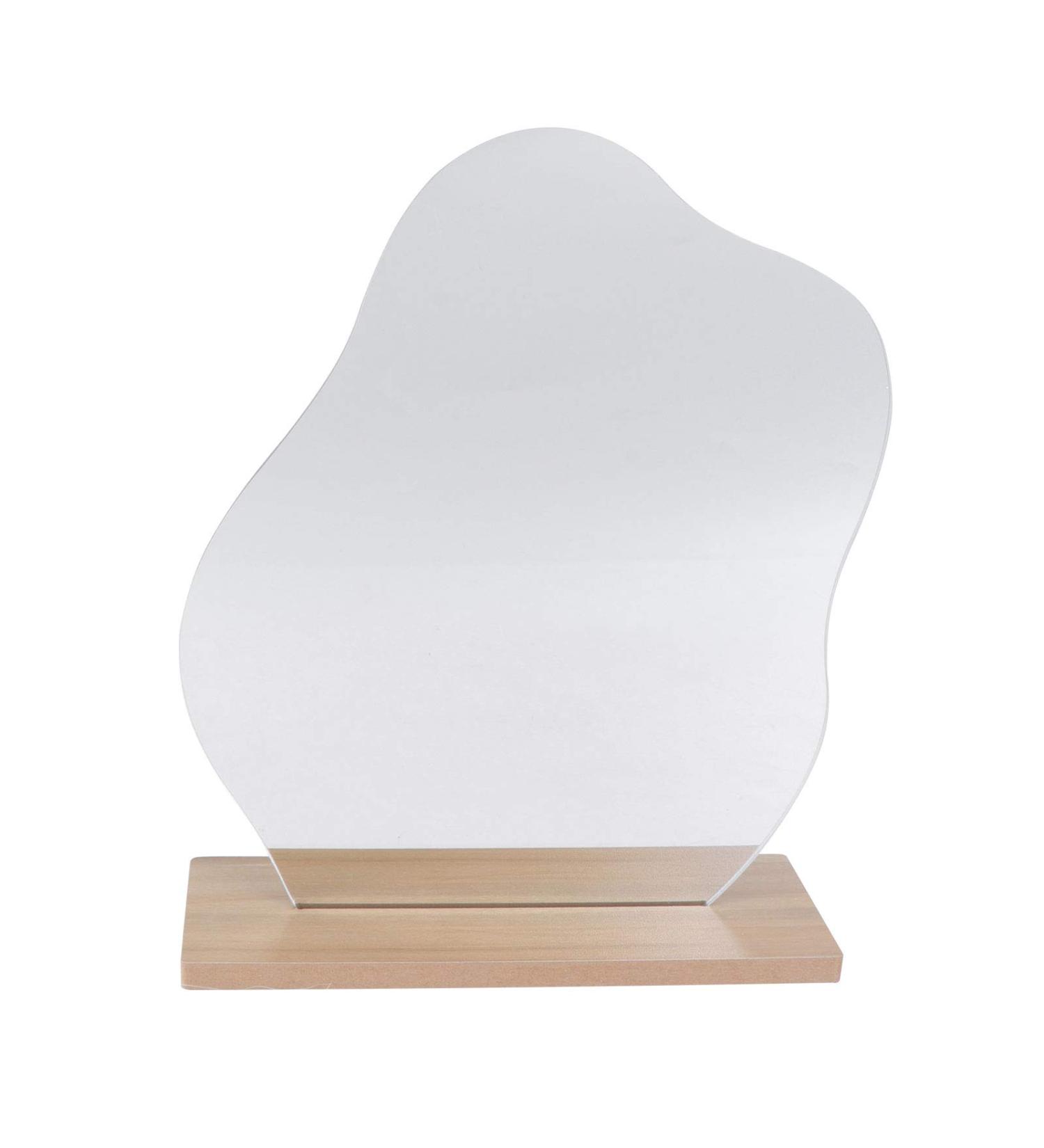 Irregular Makeup Mirror - Silver Vanity Mirror for Home Decor - Buy Online on GoSupps.com