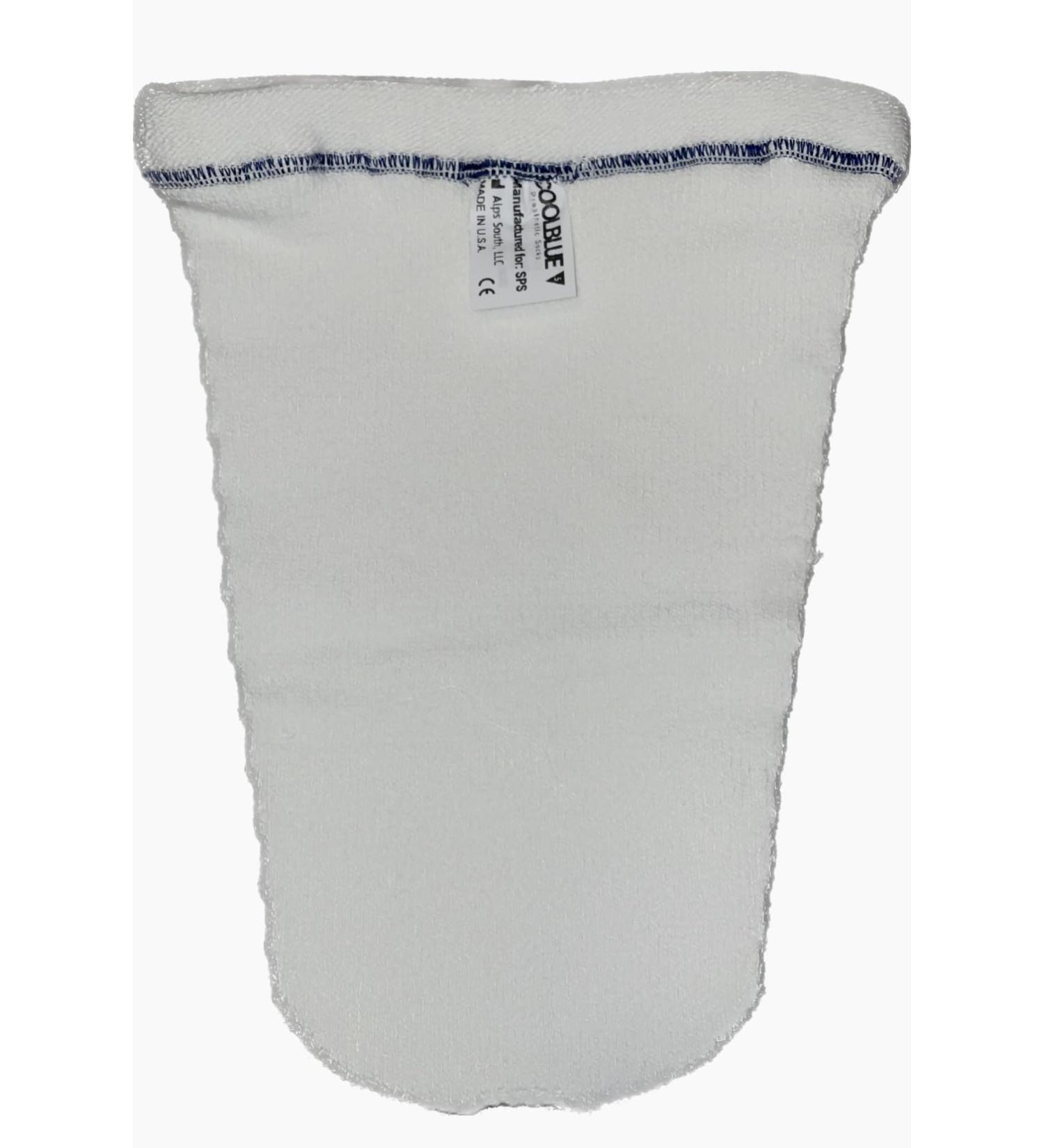 Cool Blue 5 Ply Wide Short with Hole Prosthetic Sock CB5HWSH2