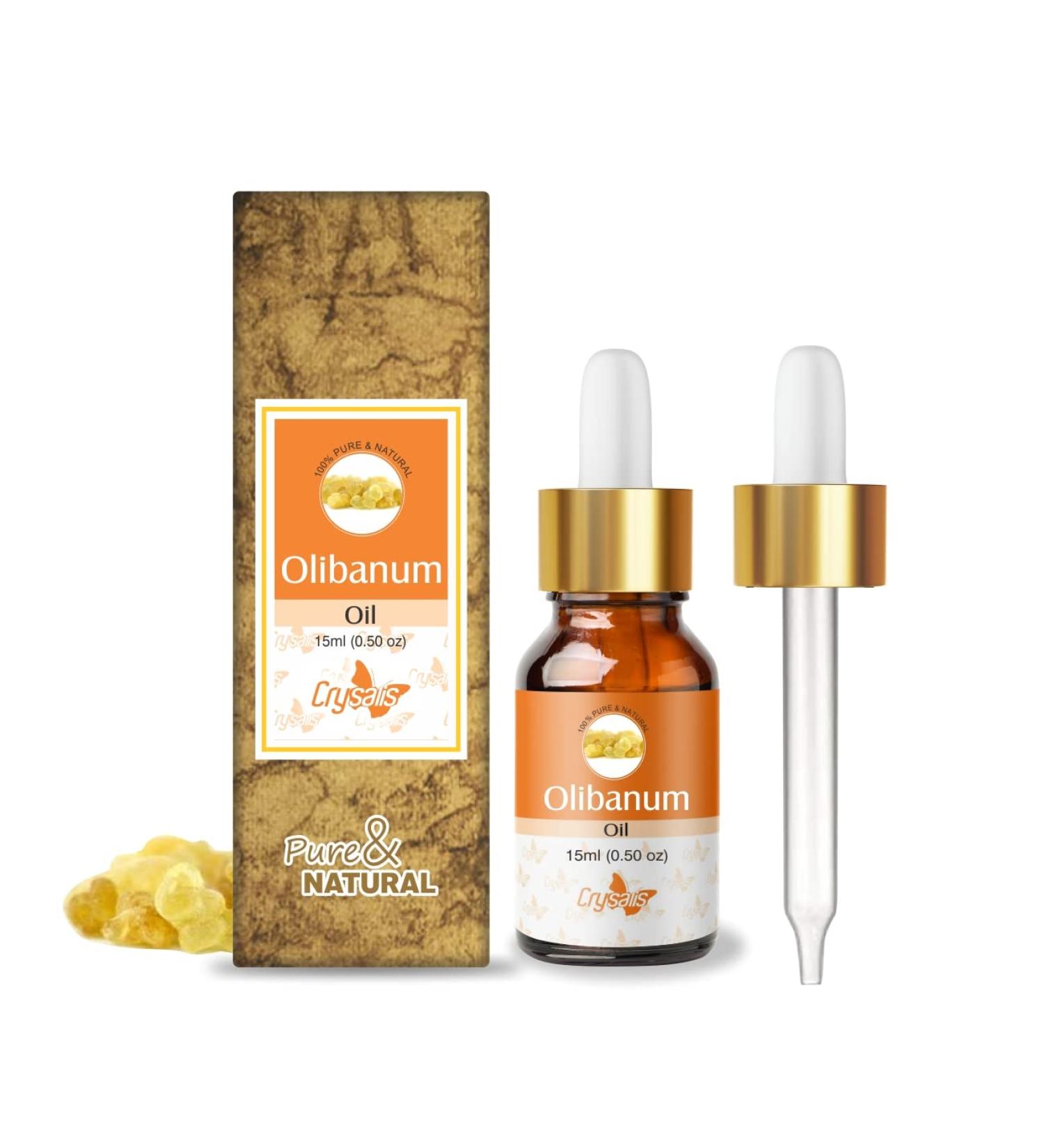 Crysalis Olibanum Oil Cosmetic Grade (15 ml / 0.51 fl oz) - Resinous Botanical Oil for Skin Care Hair Blends & DIY Formulations Olibanum 0.5 Fl Oz (Pack of 1) - Buy Online on GoSupps.com