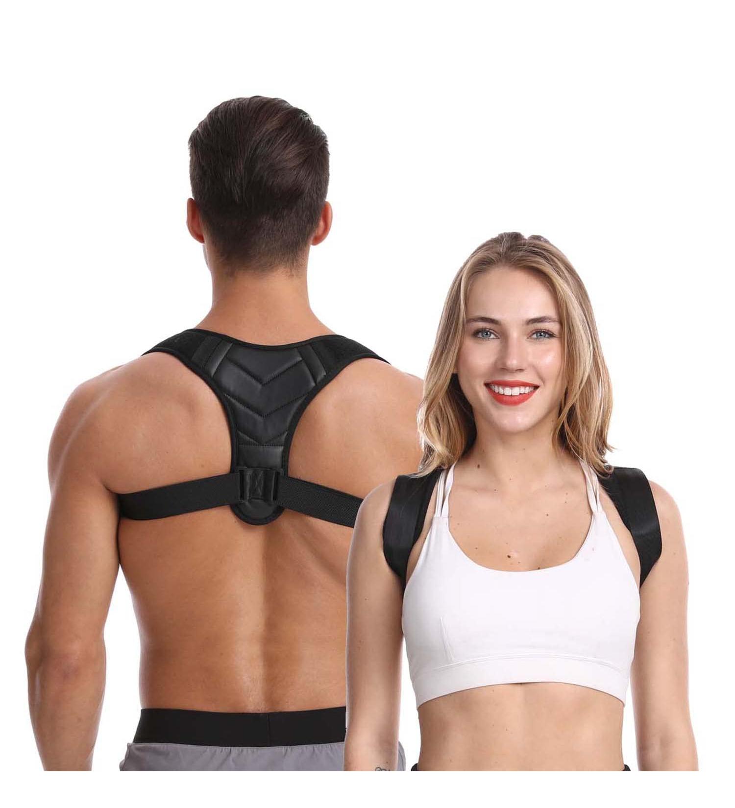 Posture Corrector for Men & Women | Bodywellness Upper Back Brace for Clavicle Support & Pain Relief | Adjustable Under Clothes (Regular - Buy Online on GoSupps.com
