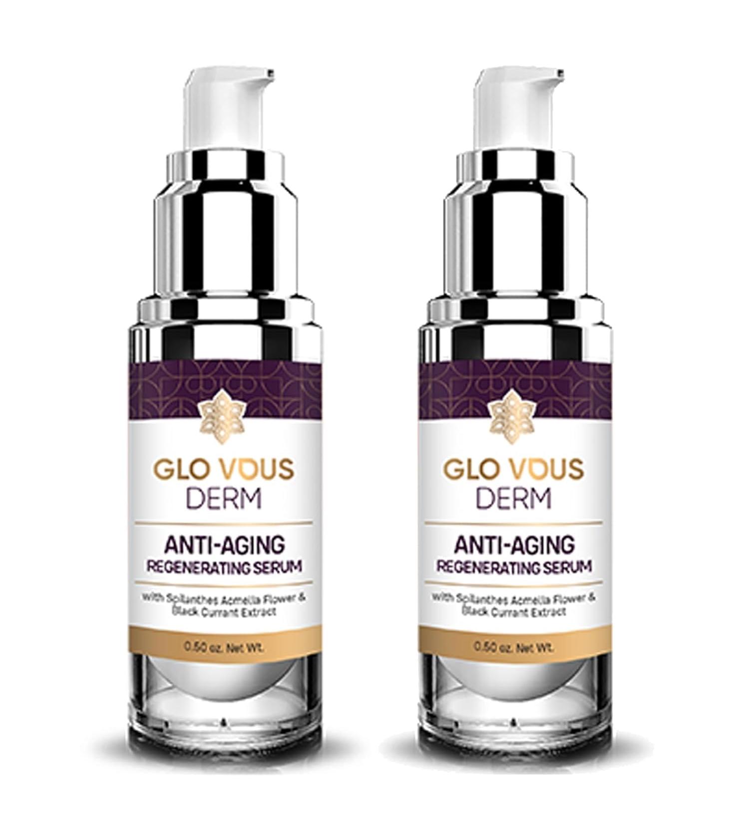 Glo Vous Derm Luxe Serum Glo Vous Derm Luxe Anti Aging Serum Glo Vous Derm Luxe Glo Vous Derm Anti Aging Serum Reduces Fine Lines Glo Vous Derm Luxe Regenerating Anti Aging Serum (2pcs) - Buy Online on GoSupps.com