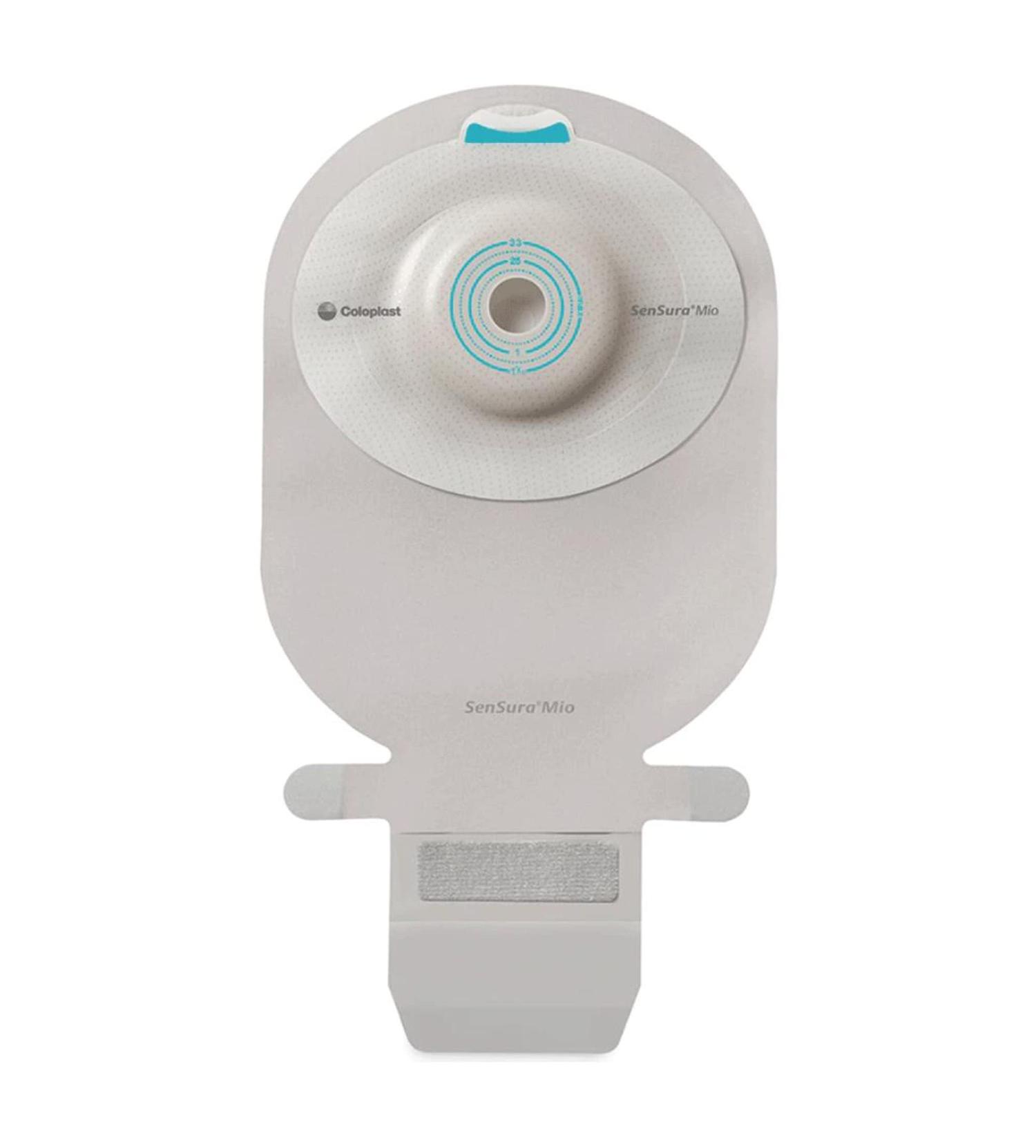 Coloplast 16766 Filtered Ostomy Pouch One-Piece System 11 Inch Length, Trim to Fit - Box of 10 (Transparent, 5/8 to 1-5/16 Inch Stoma)