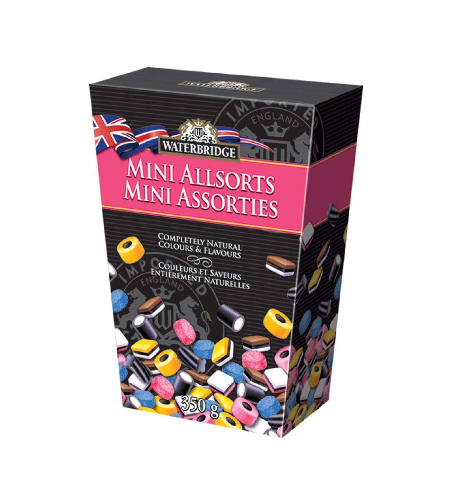 Waterbridge Mini Allsorts Mini Tower Carton 350g