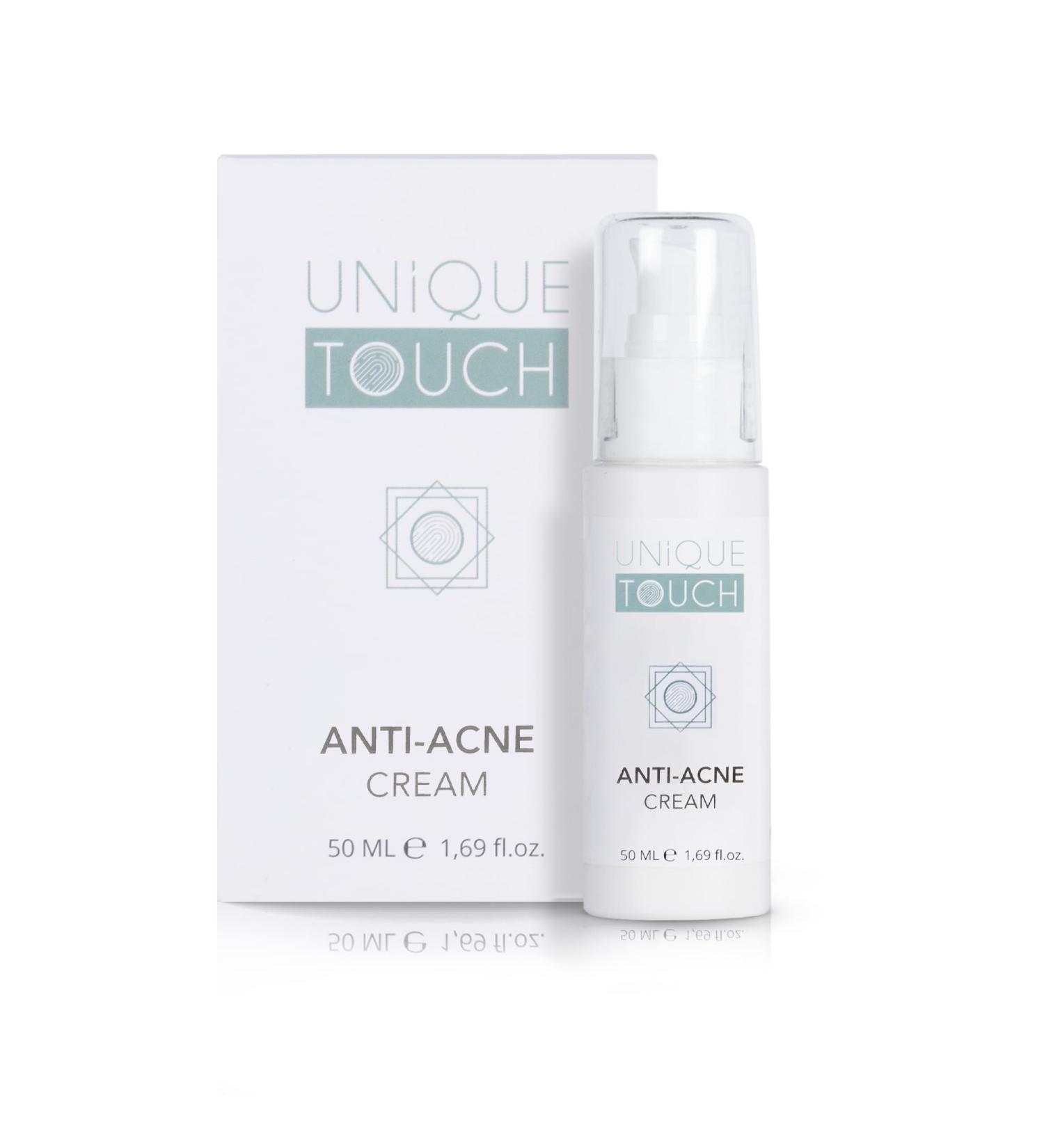 Unique Touch Anti-Acne Cream - Skin Care Face Moisturizer for Smoother Brighter Tighter Skin | 50 ML - International Shipping Available - Buy Online on GoSupps.com