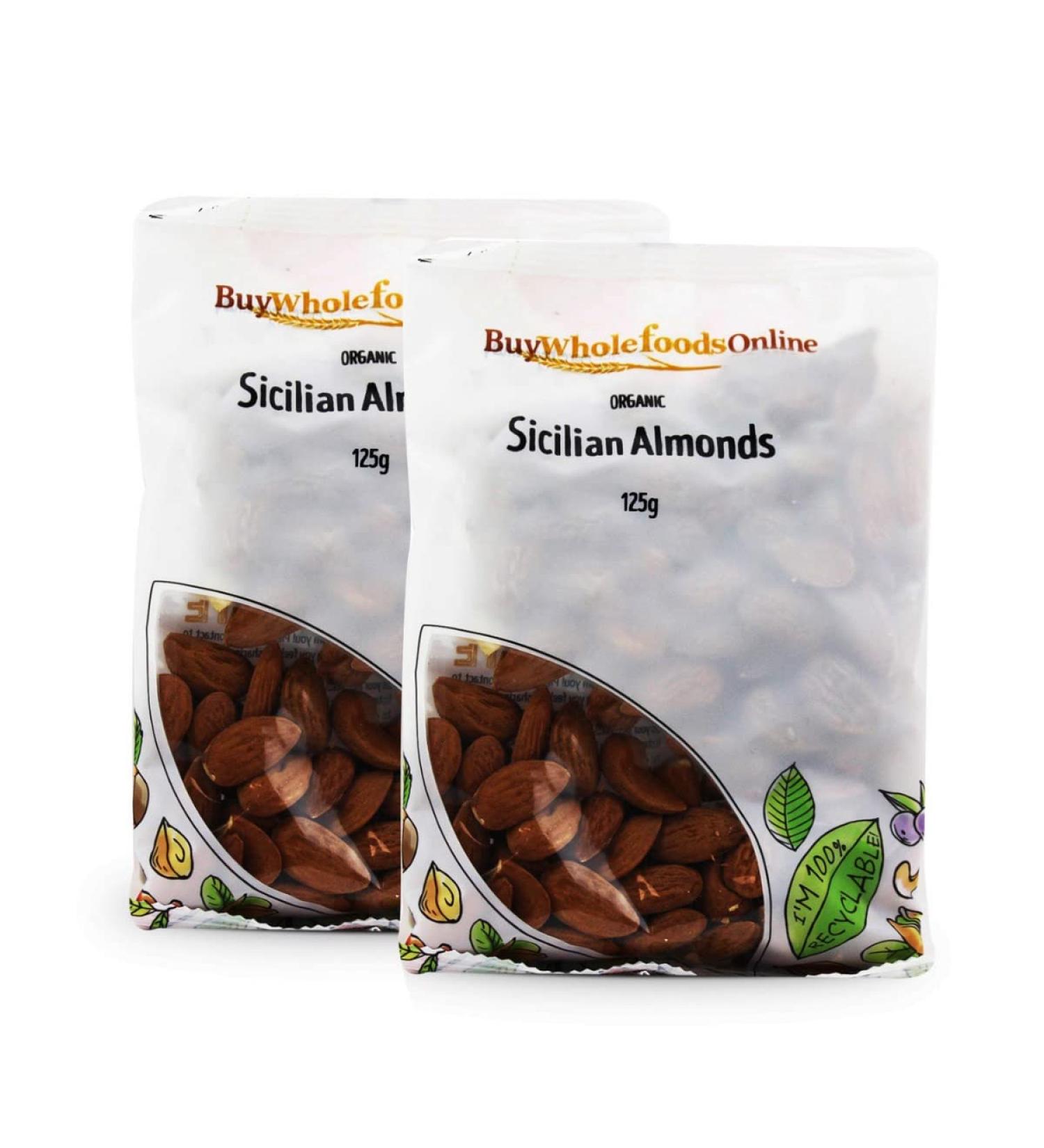 Organic Sicilian Almonds 250g (BWFO)