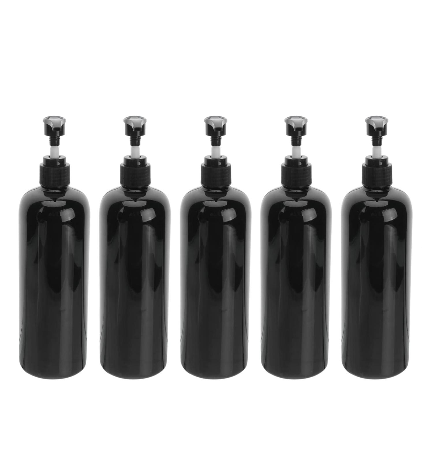 Buy Minkissy 5-Piece Shampoo Pump Bottle Set - Empty Lotion Dispensers for International Shipping - Buy Online on GoSupps.com