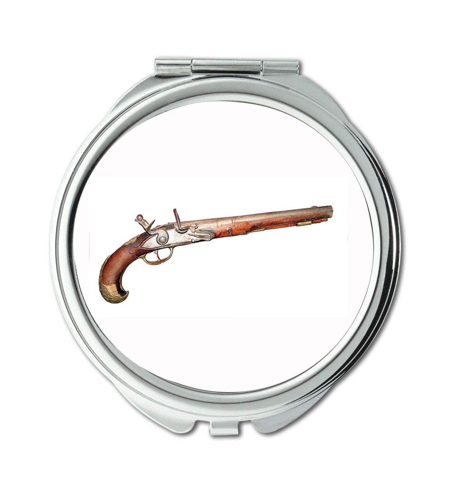 YENDOSTEEN Mirror Travel Mirror pistol and stamen Round Mirror old gun pocket mirror portable mirror - Buy Online on GoSupps.com