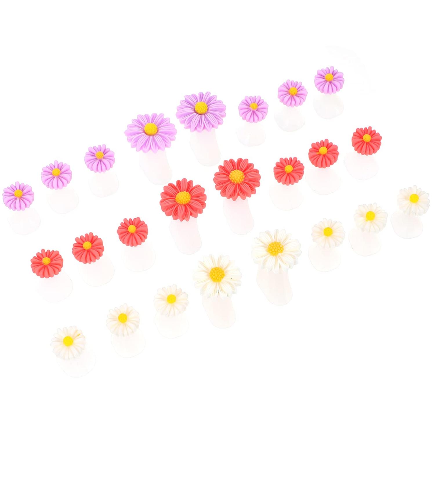 FRCOLOR Silicone Toe Separators for Pedicure Flower Toe Spacers Finger Separtors Great Toe Cushions 24pcs (Random Color) - Buy Online on GoSupps.com