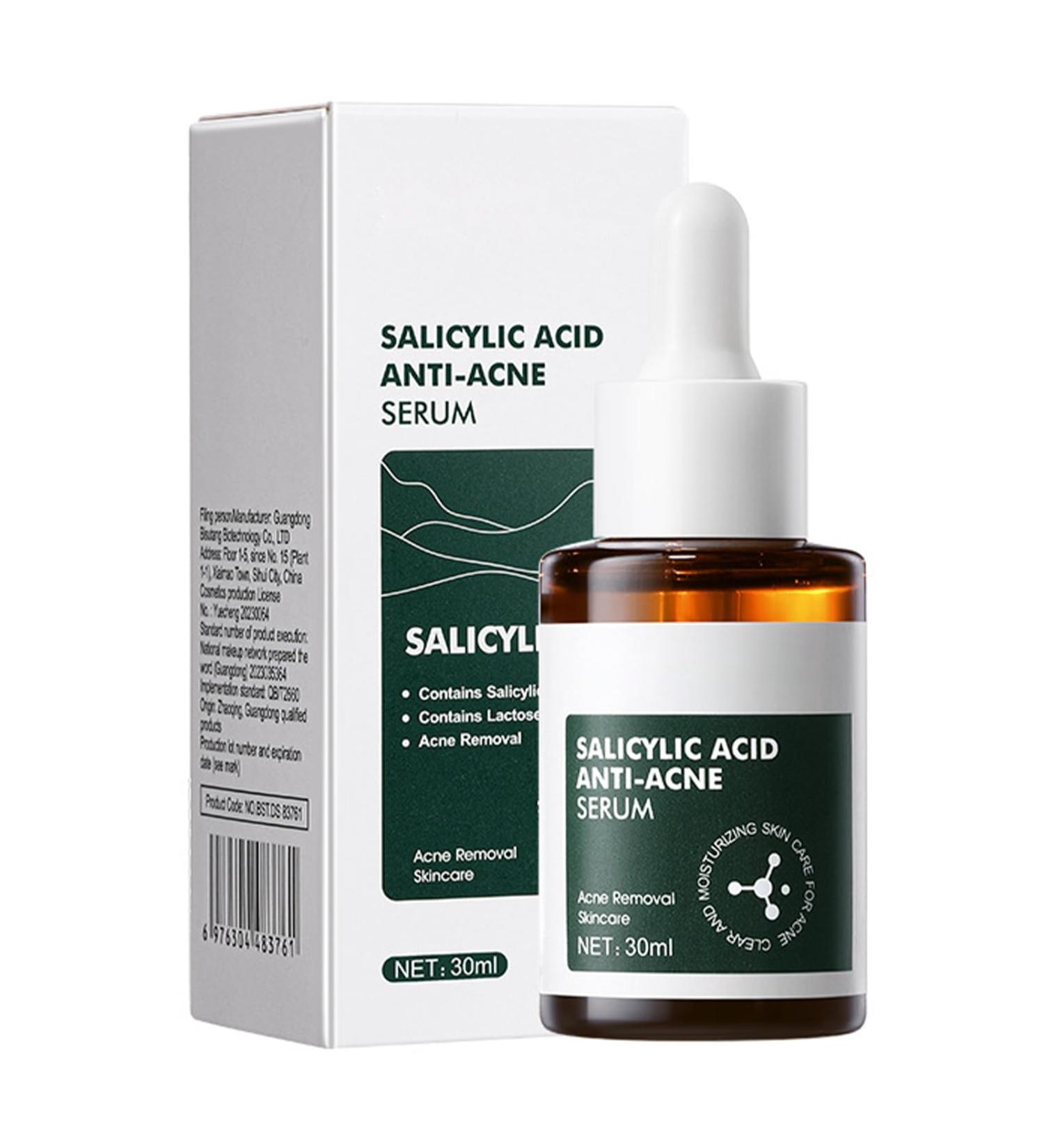 Dark Spot Correcting Glow Serum - Salicylic Acid Serum - Face Serum for Women - Acne Removal & Oil Control - Salicylic Acid Serum for Blackhead Remover - Anti Aging Serum Skincare All Skin Types - Buy Online on GoSupps.com