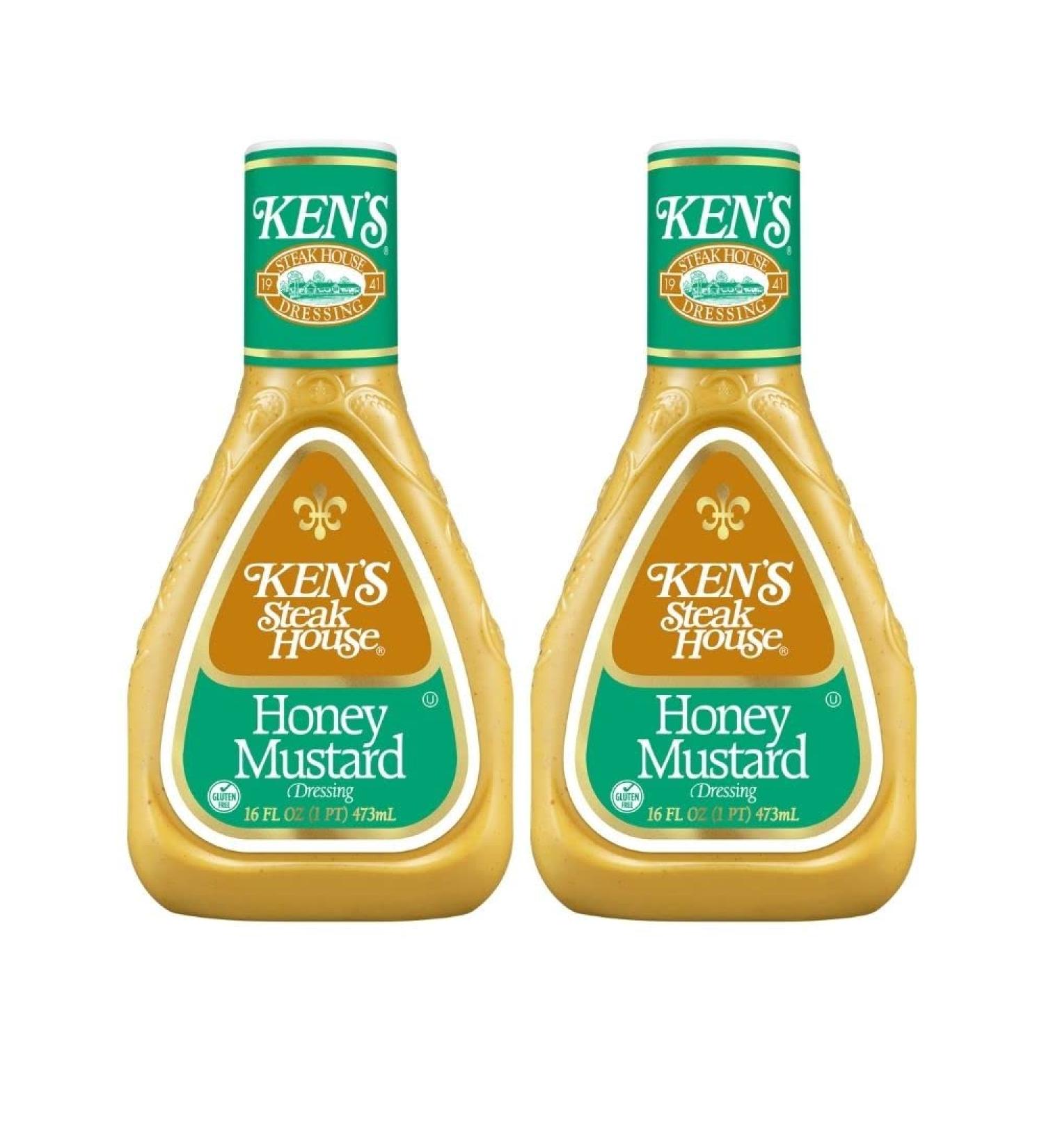 Ken's Steak House Honey Mustard Dressing 16oz - Pack of 2 - Buy Online on GoSupps.com