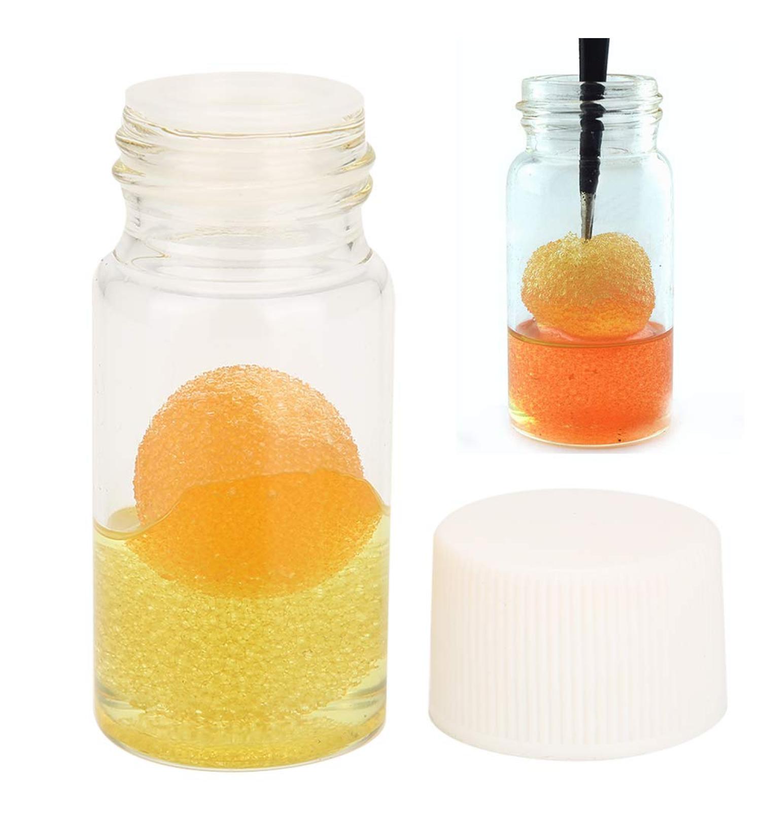 Eyelash Extension Tweezers Cleaning Tool - Lash Supplies with Brush, Liquid Remover, Sponge Ball - Curler Cleaner - Buy Online on GoSupps.com