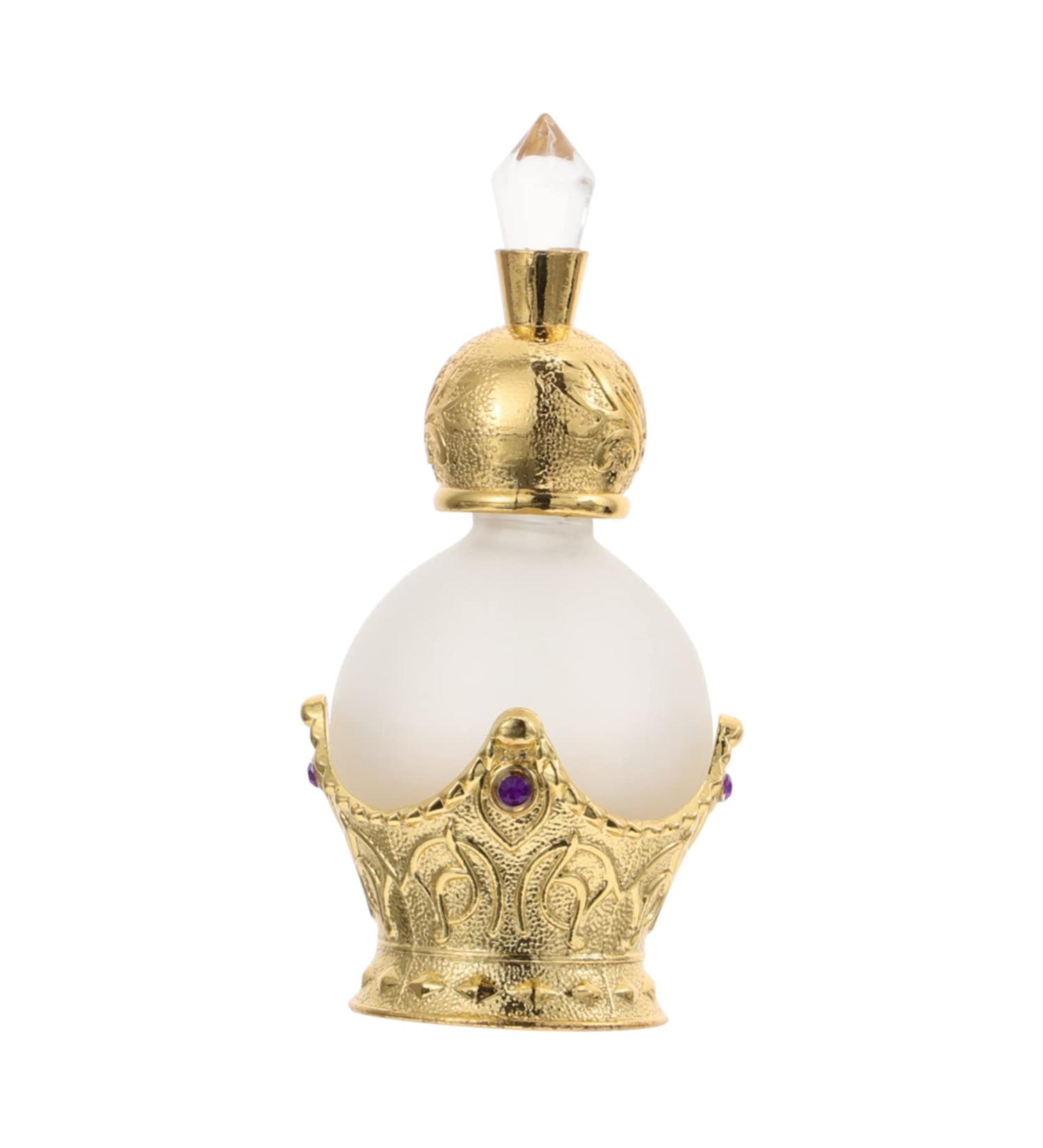 Angoily 1pc Perfume Bottle Freshener Empty Perfume Spray Bottle Terrarium Glass Dispenser Women Sample Containers Humidifier Portable Bottled Filling Travel Composite Material 9X4X4CM Golden - Buy Online on GoSupps.com