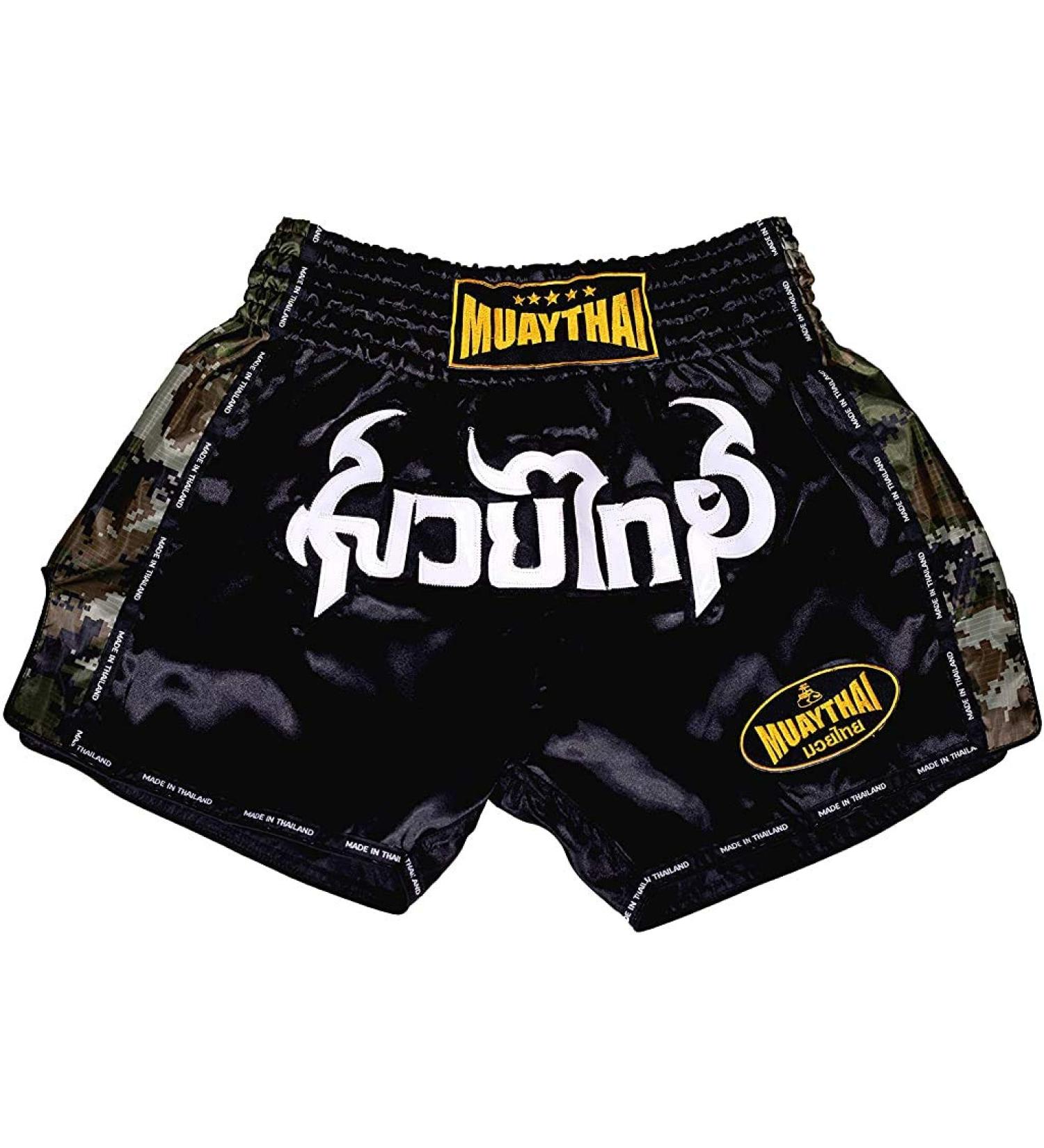 Paosing Muaythai Muay Thai Shorts - Army Green Camo X-Large