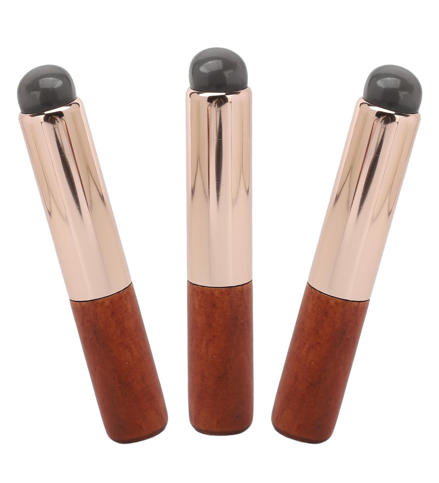 ZJchao 3Pcs Silicone Lip Brush Applicator - Soft Jelly Head for Hygienic Makeup Design & Application | International Shipping Available - Buy Online on GoSupps.com
