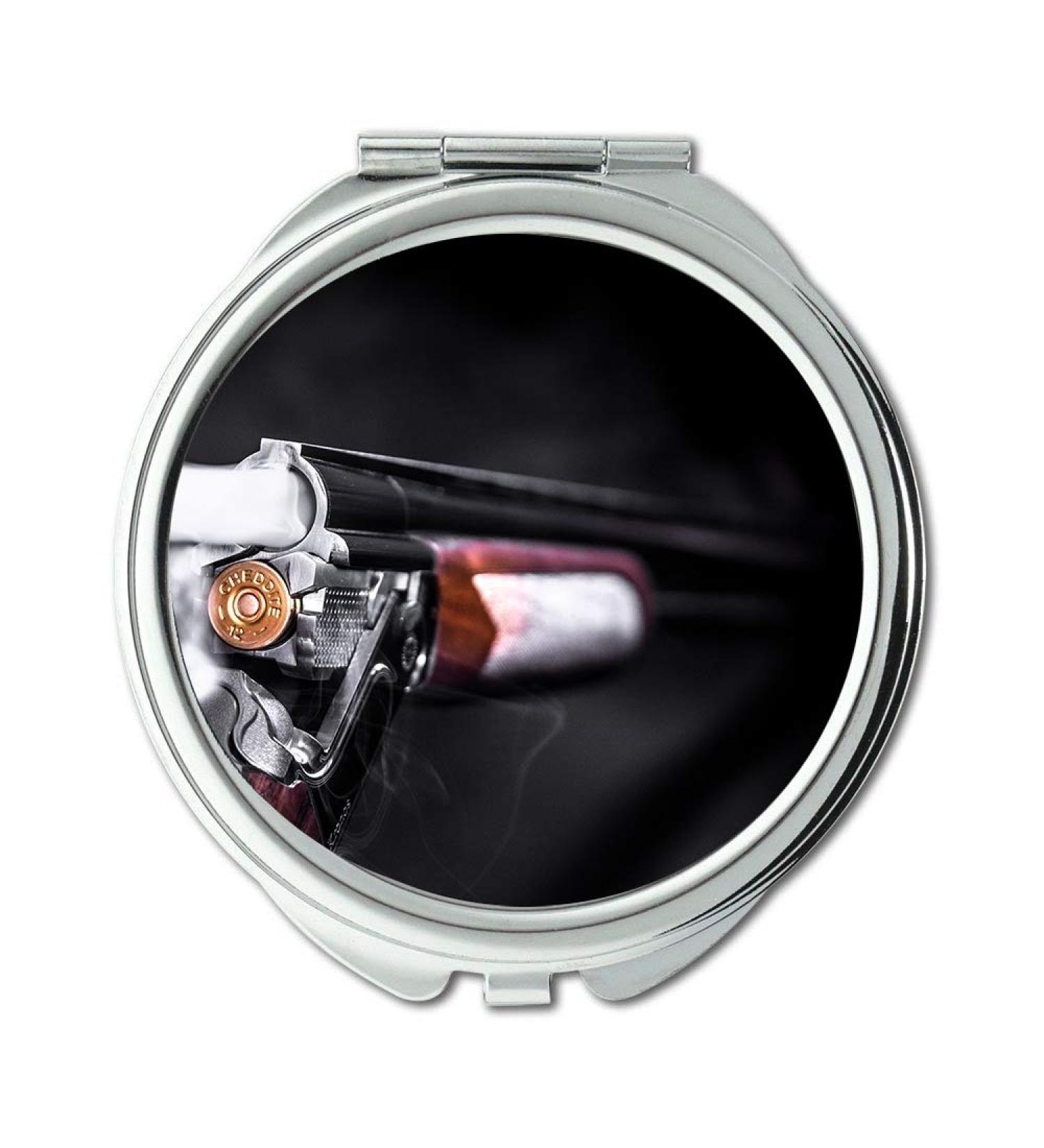 Mirror makeup mirror gun art Round Mirror ammo ammunition bullet pocket mirror portable mirror - Buy Online on GoSupps.com