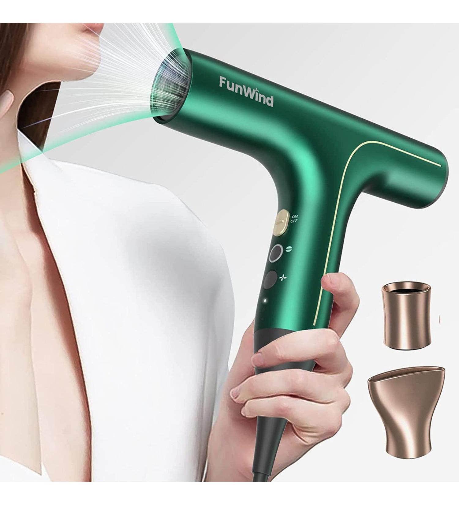 Slopehill Professional Ionic Hair Dryer - Fast Drying, Low Noise, Overheat Protection, Oxy Active, 2 Magnetic Attachments - Powerful Styling for Salon & Travel - Buy Online on GoSupps.com