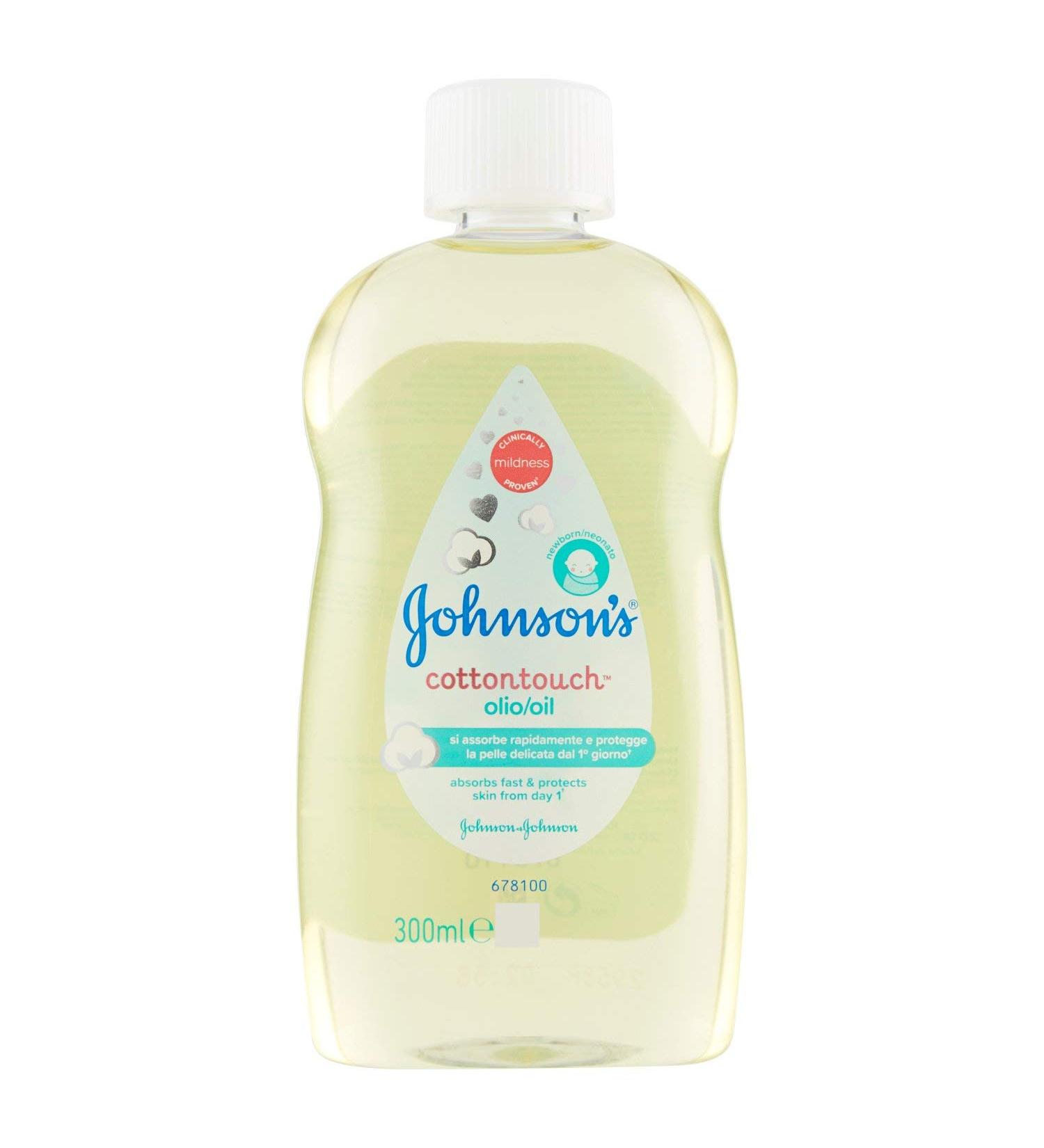 JOHNSON'S Baby Oil for Children & Babies - Cottontouch with Real Cotton Quick Absorption 300 ml | International Shipping Available - Buy Online on GoSupps.com