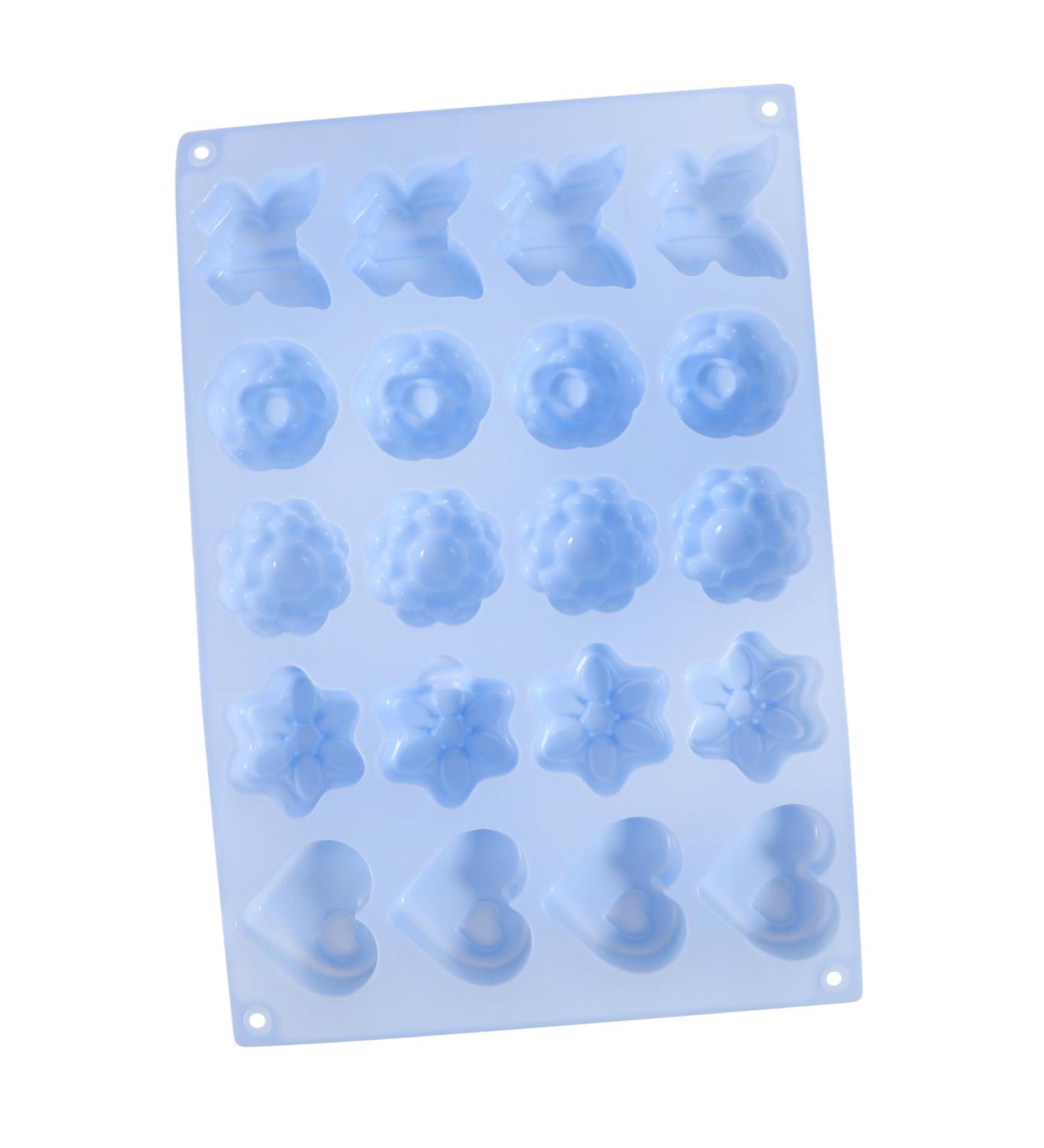 Mold Brownies Muffin Pan DIY Mould Silicone Jelly Biscuit Silicone Ice Cube Candle Making Chocolate Candy Silicone Gummy Silicone Chocolate 3D Silicone Mould Cake Silica Gel Tulip - Buy Online on GoSupps.com