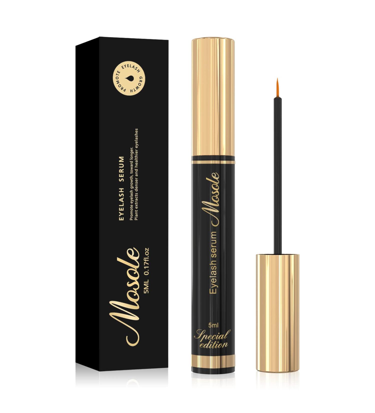 Premium 5ml Eyelash Growth Serum for Fuller & Longer Natural Lashes - Vegan & Cruelty-Free - Buy Online on GoSupps.com