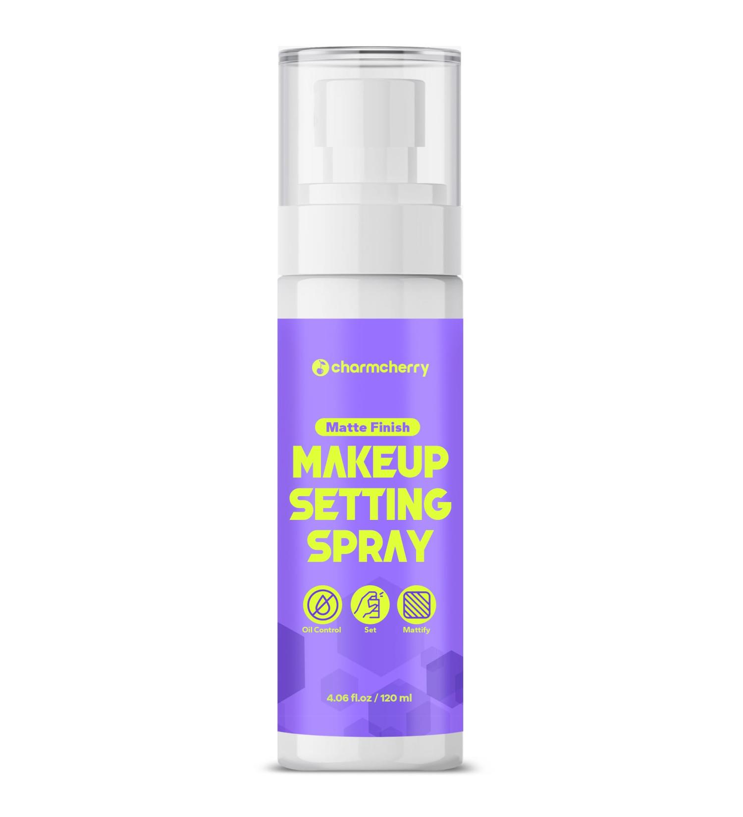 CharmCherry Matte Finish Setting Spray (4.06 Fl Oz) Setting Spray for Makeup Hydrating Long-Lasting Fixing Spray for Face Shine-Free Makeup Fixing Spray - Buy Online on GoSupps.com