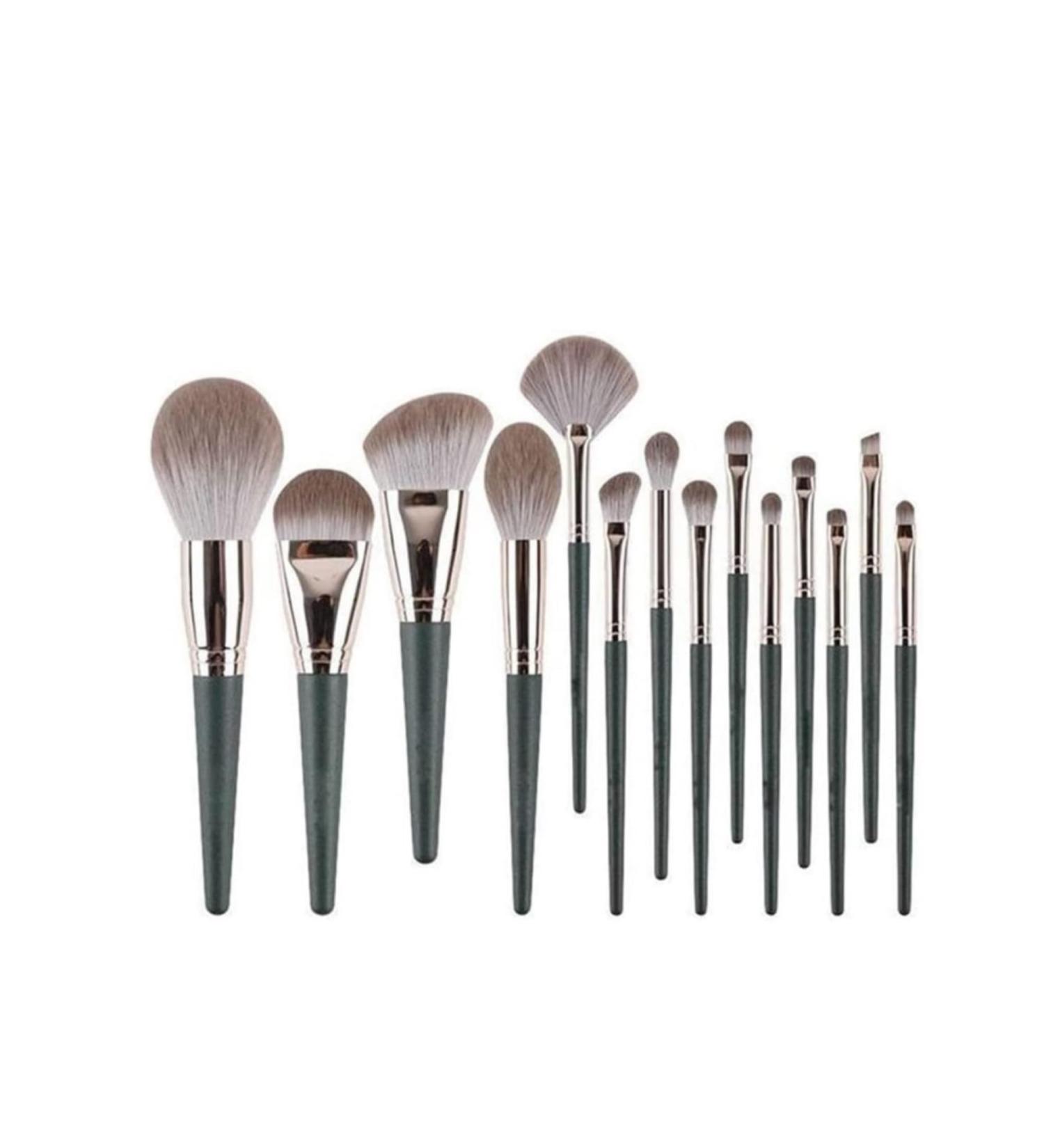 Soft Powder Makeup Brush Set - Eyelash Eyebrow & Eyeshadow Tools | Premium Quality Makeup Brushes for Flawless Application - Buy Online on GoSupps.com