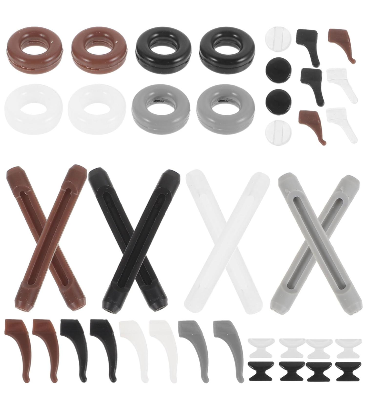 Uonlytech Slide-Resistant Silicone Ear Handles for Glasses Replacement Tips & Ear Pads for Comfort | Portable Design - Buy Online on GoSupps.com