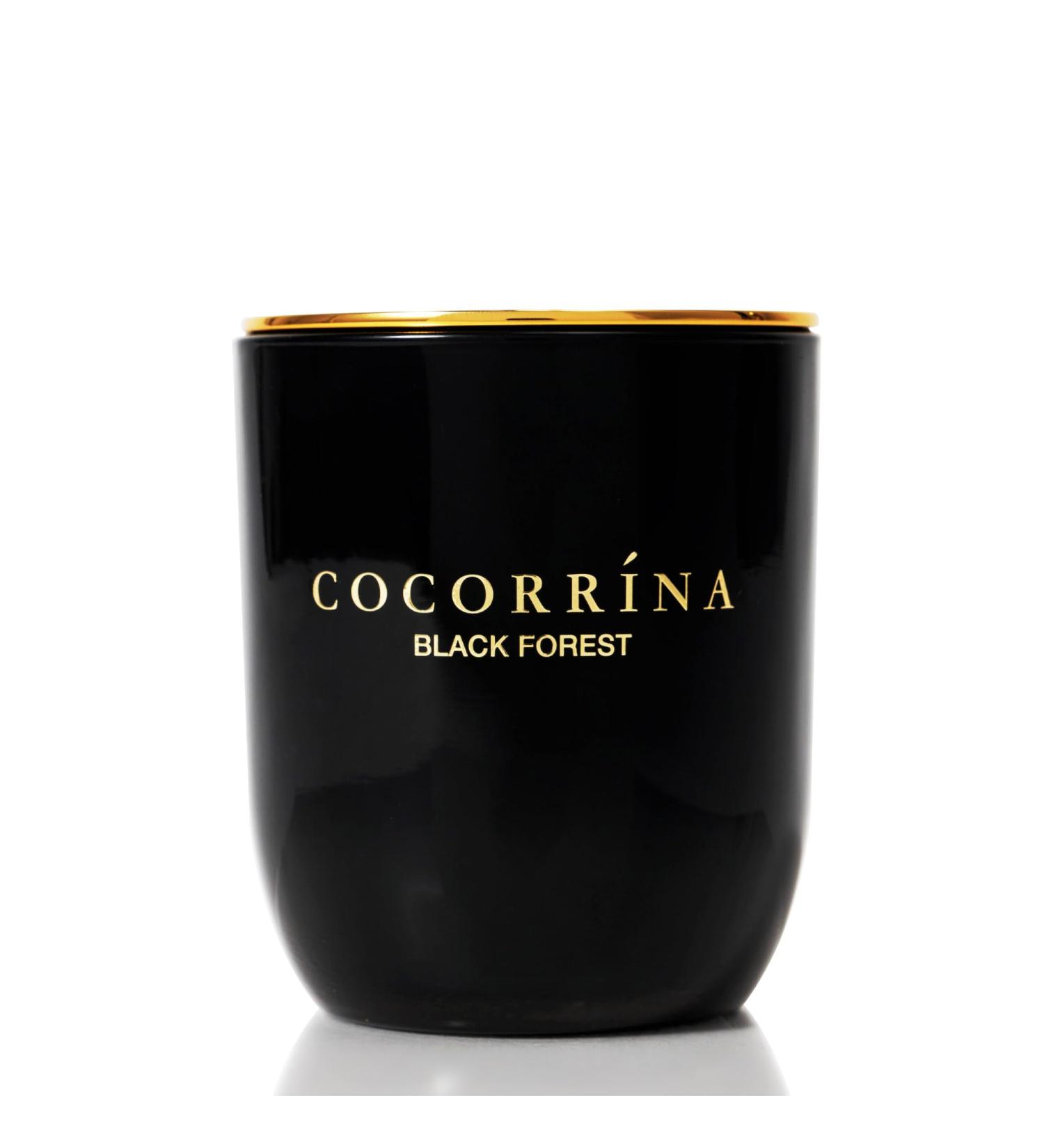 Cocorr na Candle fragrance candle in the glass - Black Forest burning time up to 22 hours natural soy candle Christmas gift candle 180g Black Forest 180g