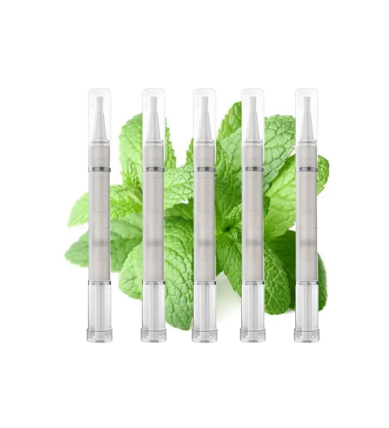 Nail Strengthener Pen Cuticle Oil Pen for Nails Natural Nail Care for Weak Nails - Aloe Peppermint Tea Tree Oil Vitamin C Nail Nutrition Pen (5pc) - Buy Online on GoSupps.com