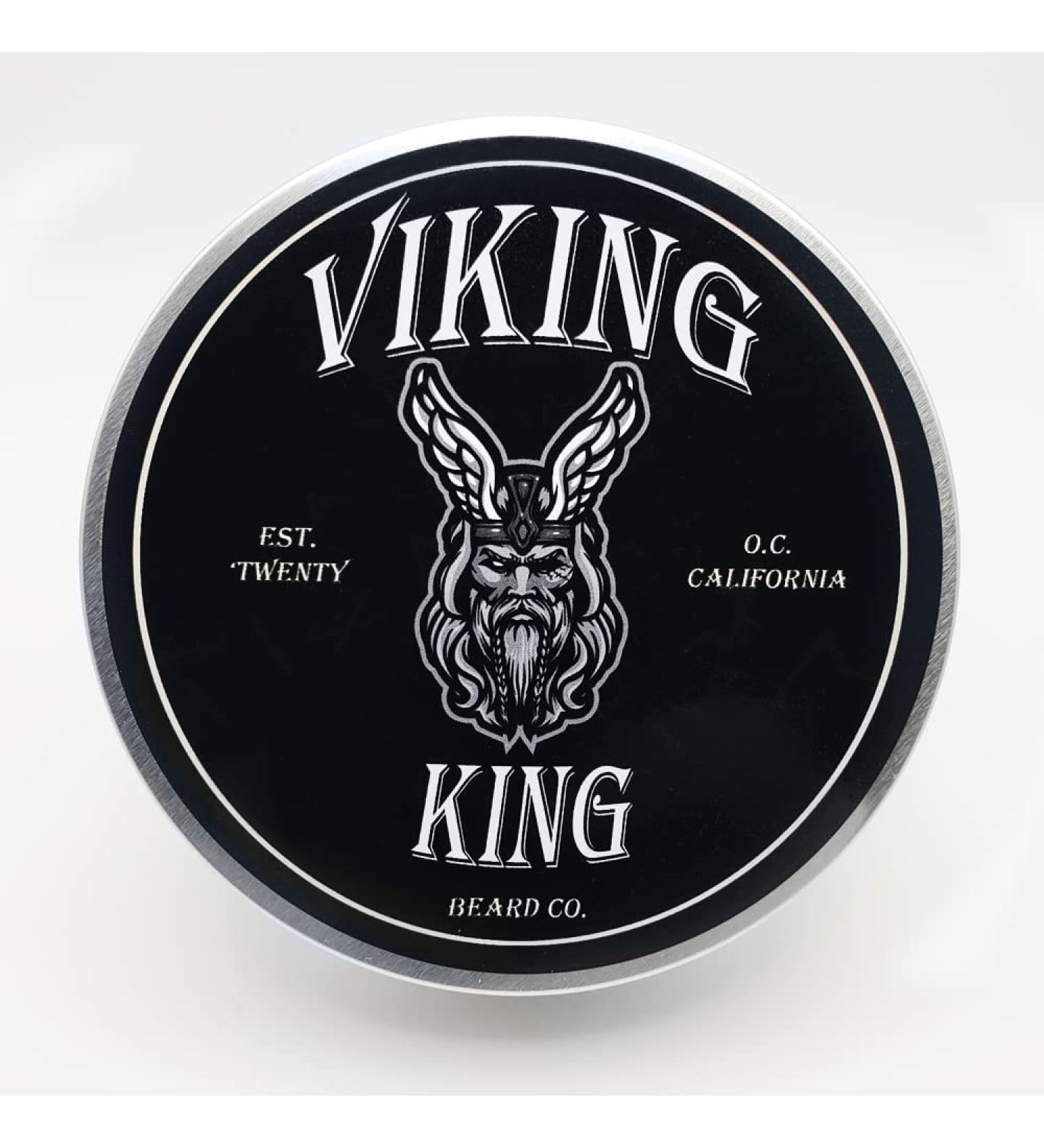 Viking King Beard Co. Unscented Beard Balm - All Natural Conditioner Softener & Strong Hold Beard Butter - Premium Beard Care for Men - Buy Online on GoSupps.com