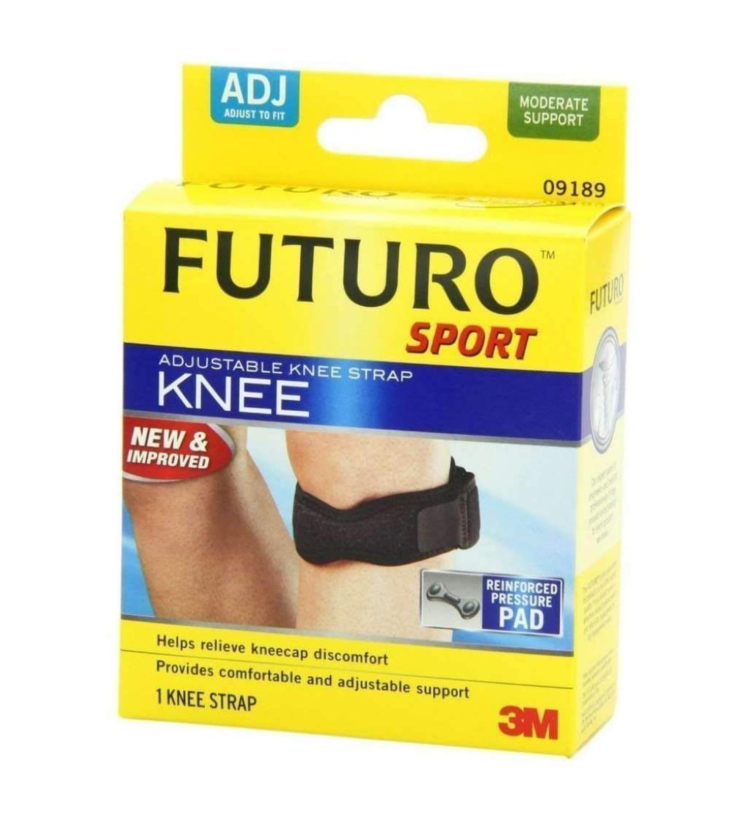 Futuro Sport Adjustable Knee Strap  Adjustable  Assorted  16 Ounce