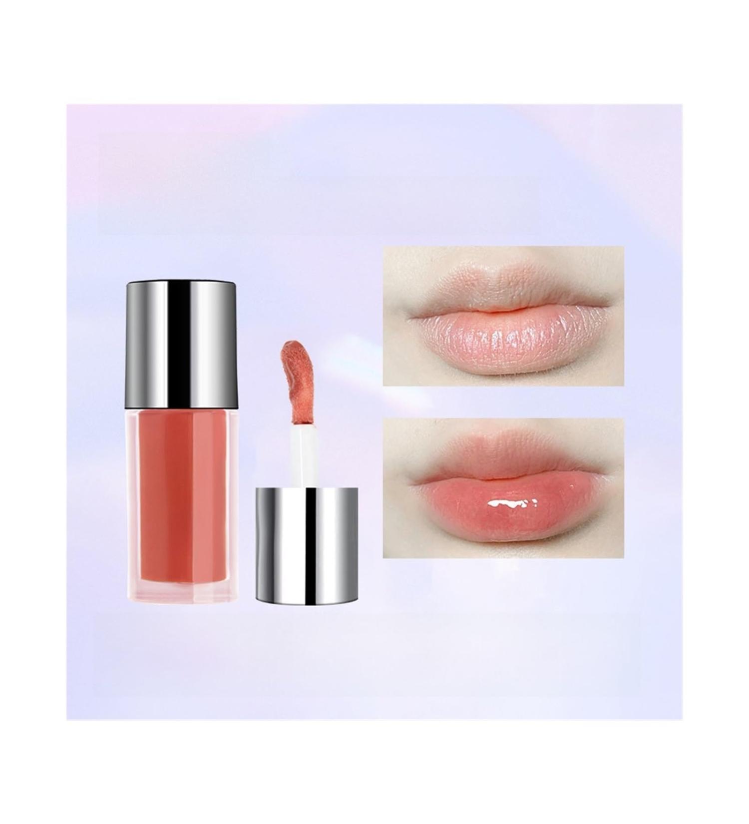 Tinted Lip Balm Essence Lip Polish Lip Gloss Moisturizes Pouty Lips and Modifies Lip Lines(#01apricotpeachcolor) - Buy Online on GoSupps.com