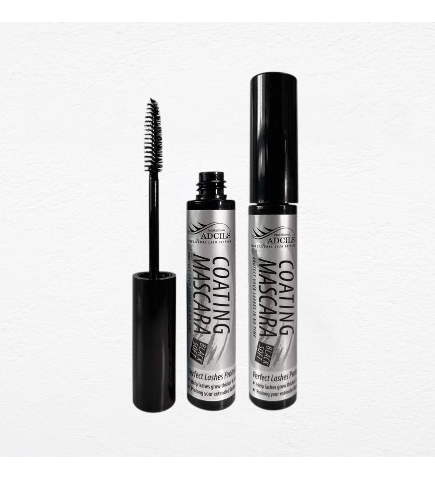 Coating Mascara Black Soft 10ml - Long-Lasting Eyelash Extensions Sealant & Protective Topcoat for Thicker Longer Lashes - Buy Online on GoSupps.com