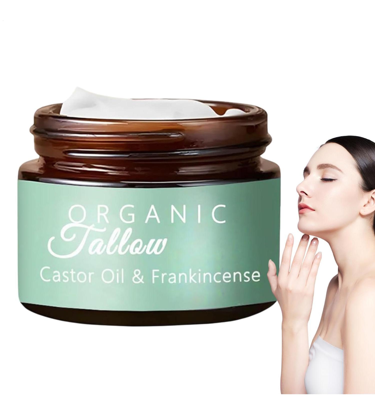 Beef Tallow with Frankincense OilCastor oil Beef Tallow MoisturizeWhipped Tallow Balm With Castor Oil Beef Tallow Skin Care Frankincense Oil Face Cream for All Skin Types141 ml - Buy Online on GoSupps.com