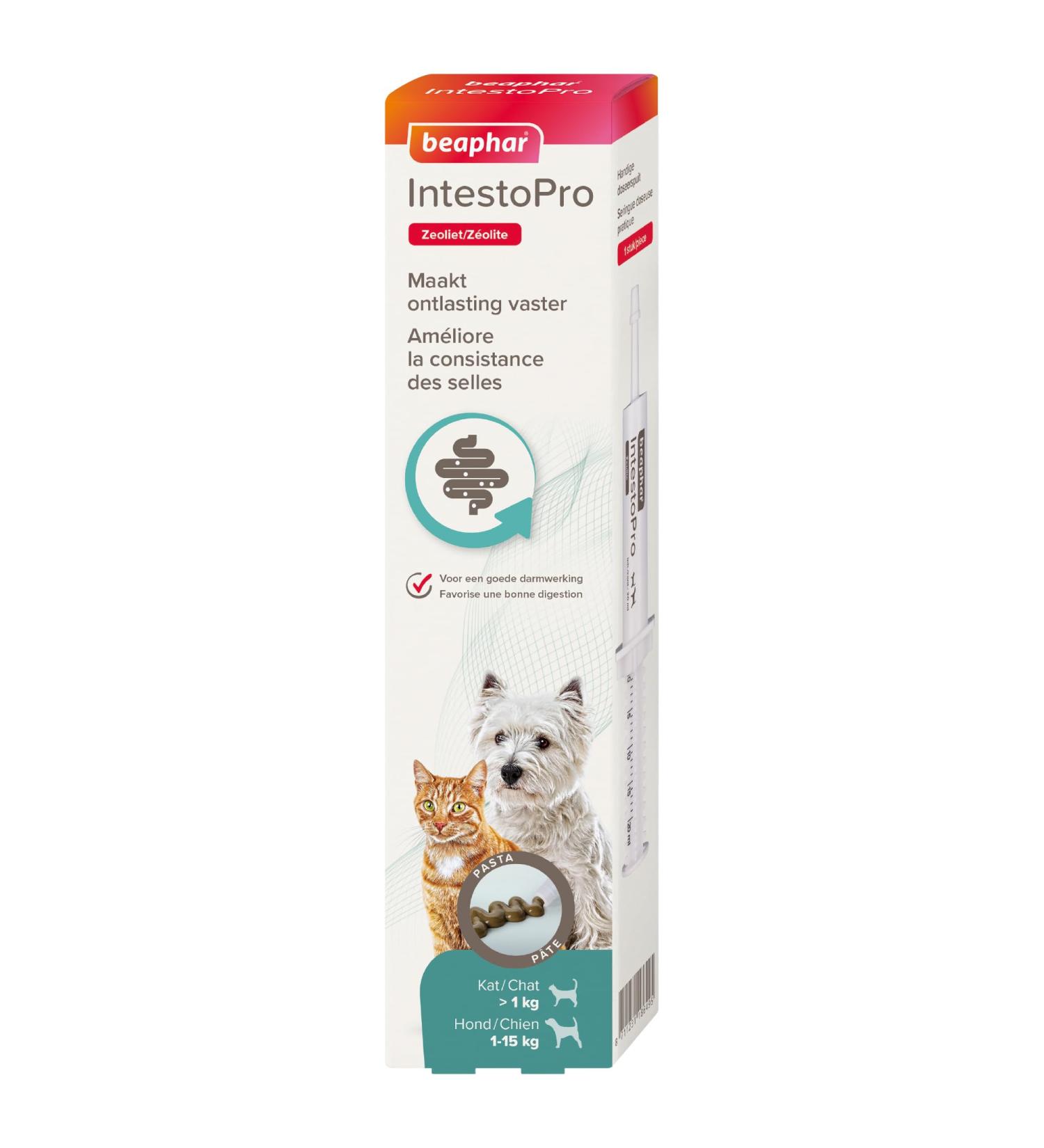 BEAPHAR IntestoPro Food Supplement to improve stool consistency Promotes Digestion Active Ingredient of Natural Origin for Cats and Small Dogs (1 15 kg) 20 ML - Buy Online on GoSupps.com