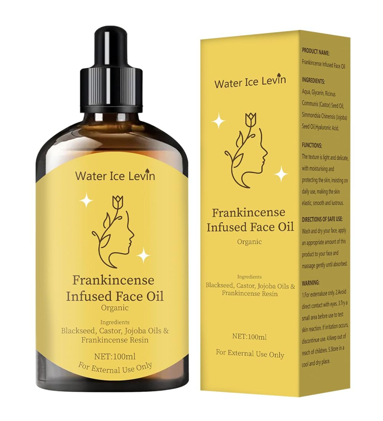 Frankincense Resin Oil With Castor & Jojoba Oils for Face Wrinkle Removal Facial Moisturizer Cold Pressed Serum Natural Skincare Hydrates Skin Moisturizing 1/3 Fl Oz (3 Fl Oz 100ML) 3 Fl Oz (Pack of 1) - Buy Online on GoSupps.com