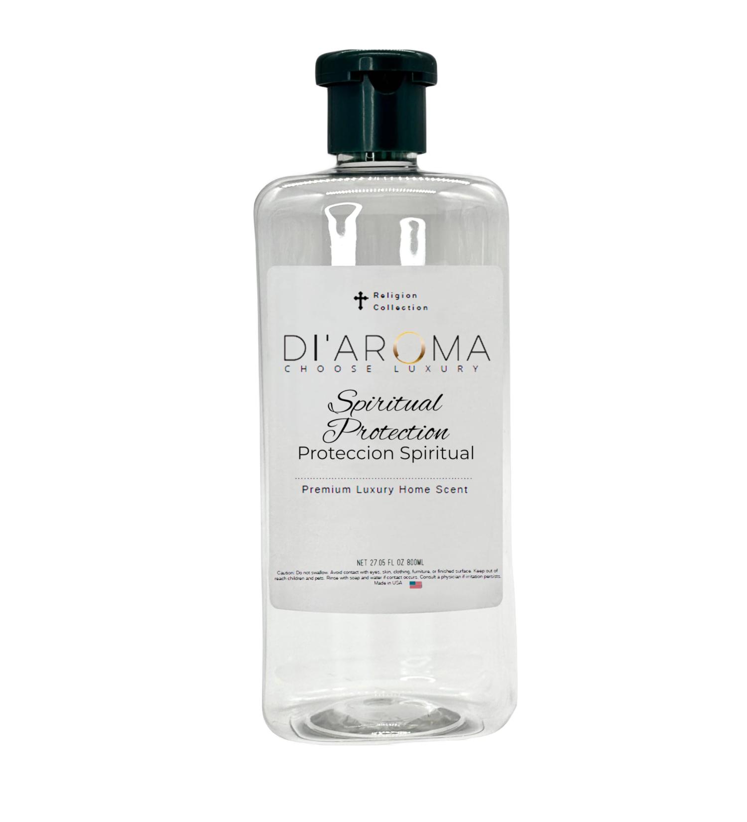 Mystic Romance Spiritual Protection Aroma Oil Blend Plastic Purple Bottle 120ml Religion Collection Diffuser Aroma Oil Blends Waterless Diffuser Made in USA (800ml Spiritual Protection)